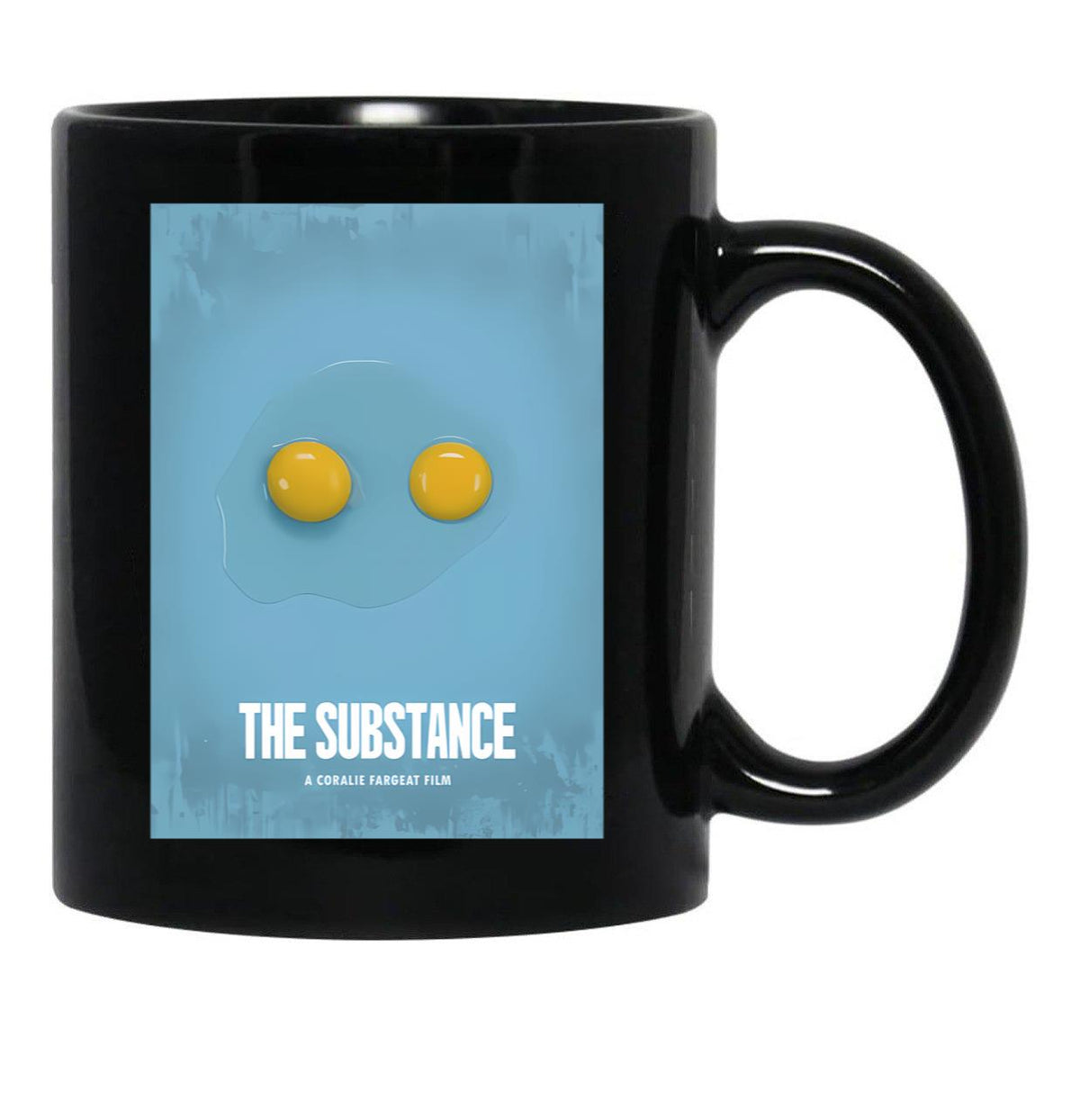 The Substance Black Coffee Mug, Gift Coffee Mug Style 3 - Black