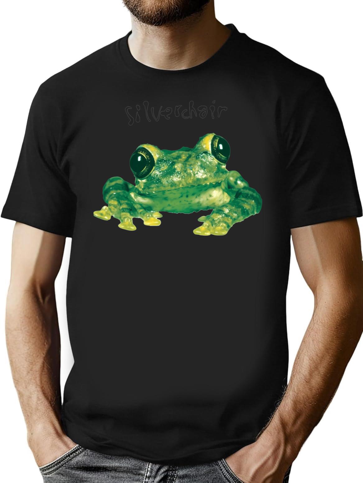 1995 Rare Silverchair Frogstomp '95 Frog Double T-Shirt for Men & Women, T-Shirts Graphic Tee - Black