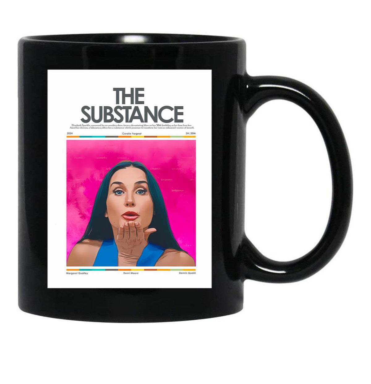 The Substance Black Coffee Mug, Gift Coffee Mug Style 7 - Black