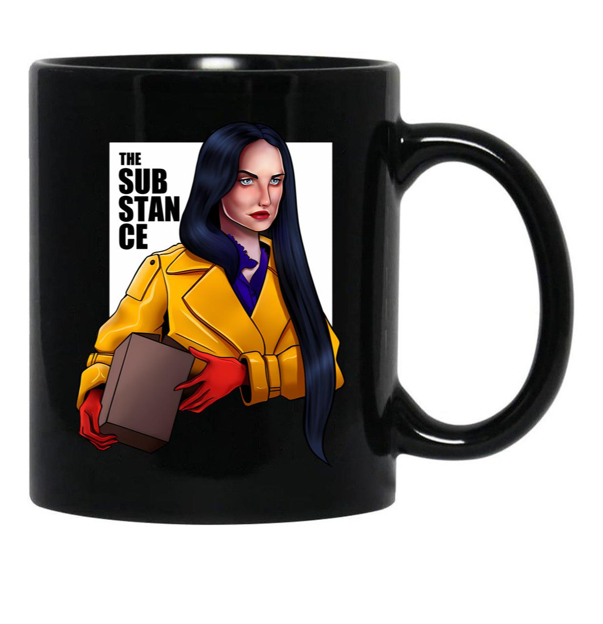 The Substance Black Coffee Mug, Gift Coffee Mug Style 18 - Black