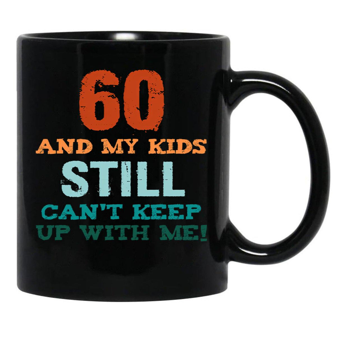 60Th Birthday For Parents Black Coffee Mug, Gift Coffee Mug - Black