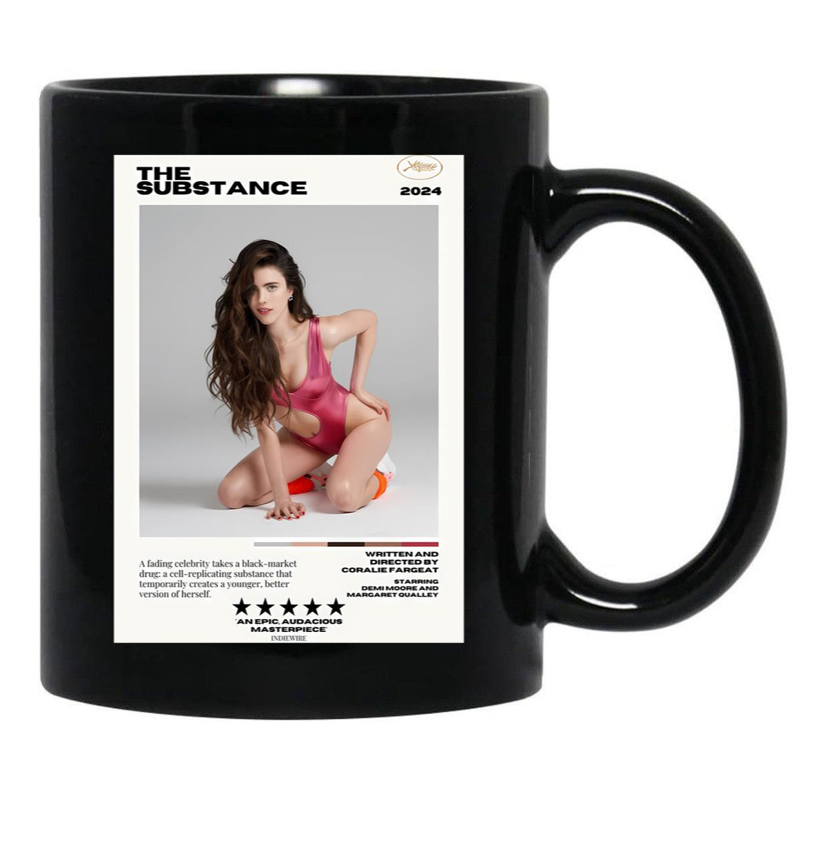 The Substance Sue Black Coffee Mug, Gift Coffee Mug - Black