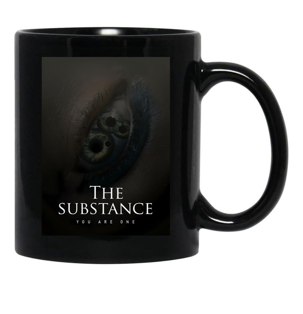The Substance Movie Black Coffee Mug, Gift Coffee Mug Style 6 - Black