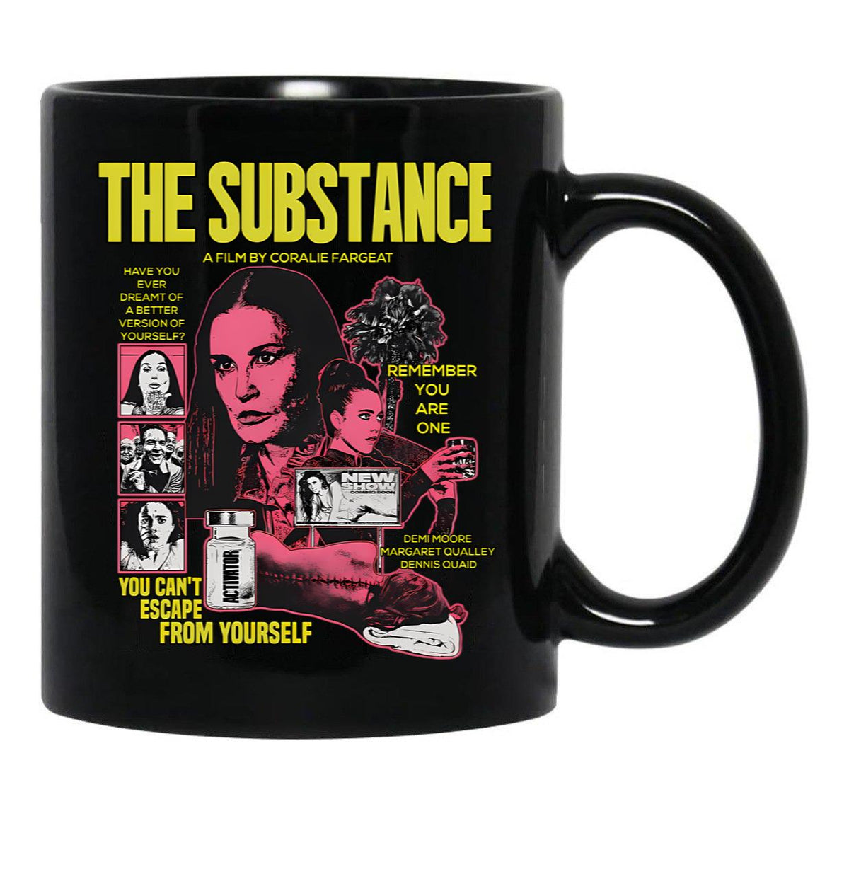 The Substan.Ce Black Coffee Mug, Gift Coffee Mug - Black