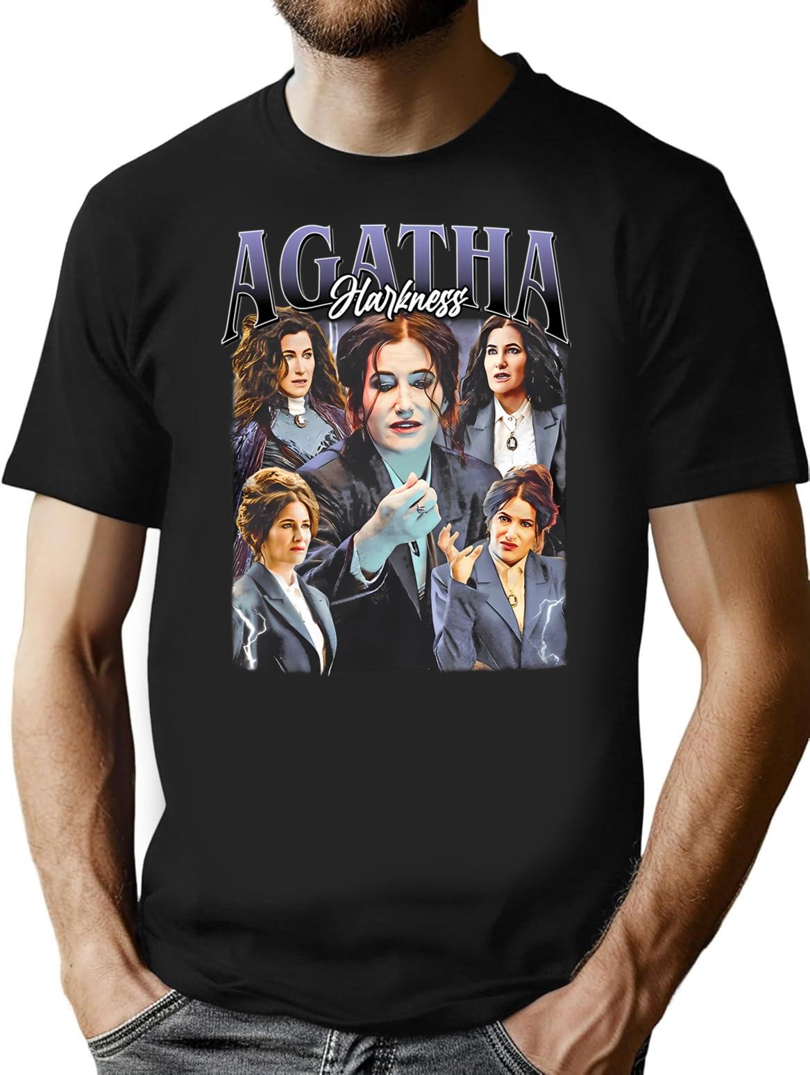 Agatha Harkness Vintage T-Shirt for Men & Women, T-Shirts Graphic Tee - Black
