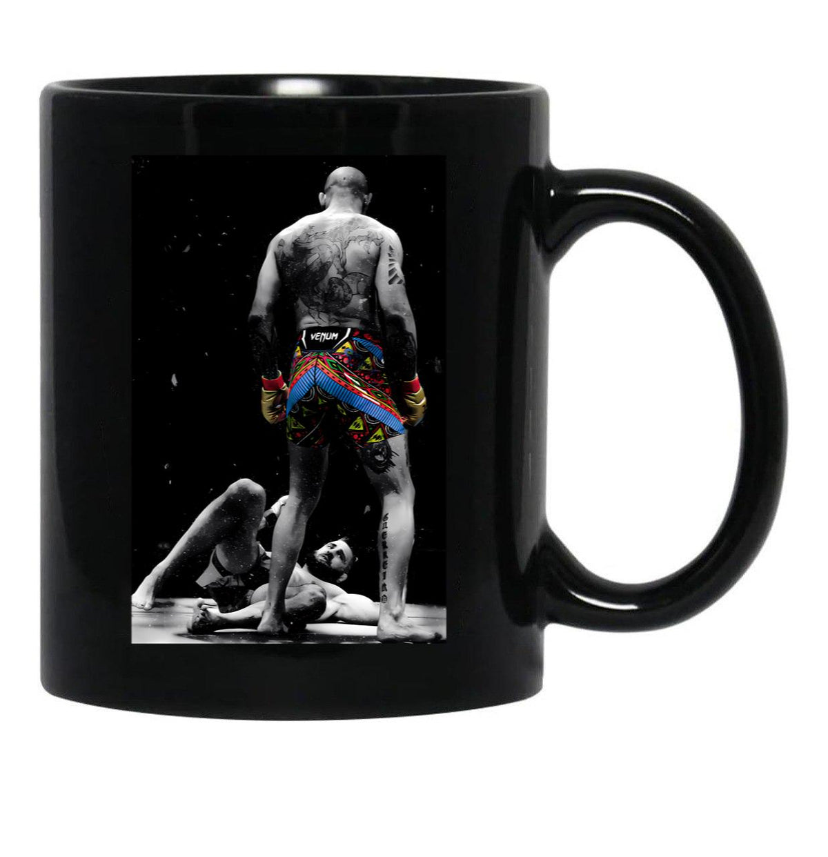 Alex Poatan Pereira (3) Black Coffee Mug, Gift Coffee Mug - Black