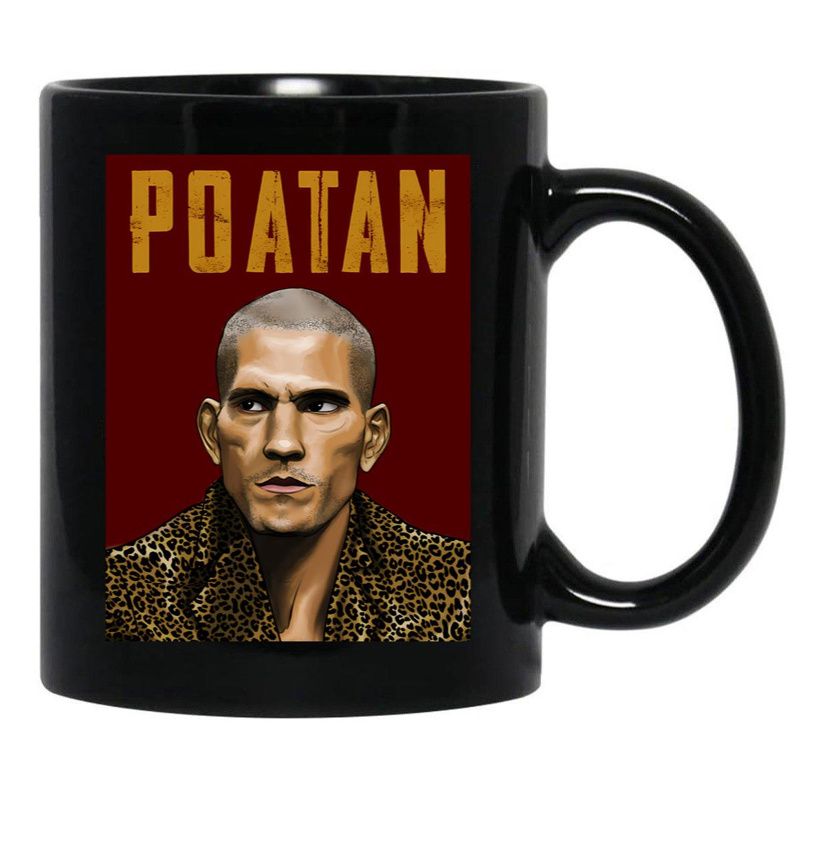 Alex Poatan Pereira (5) Black Coffee Mug, Gift Coffee Mug - Black