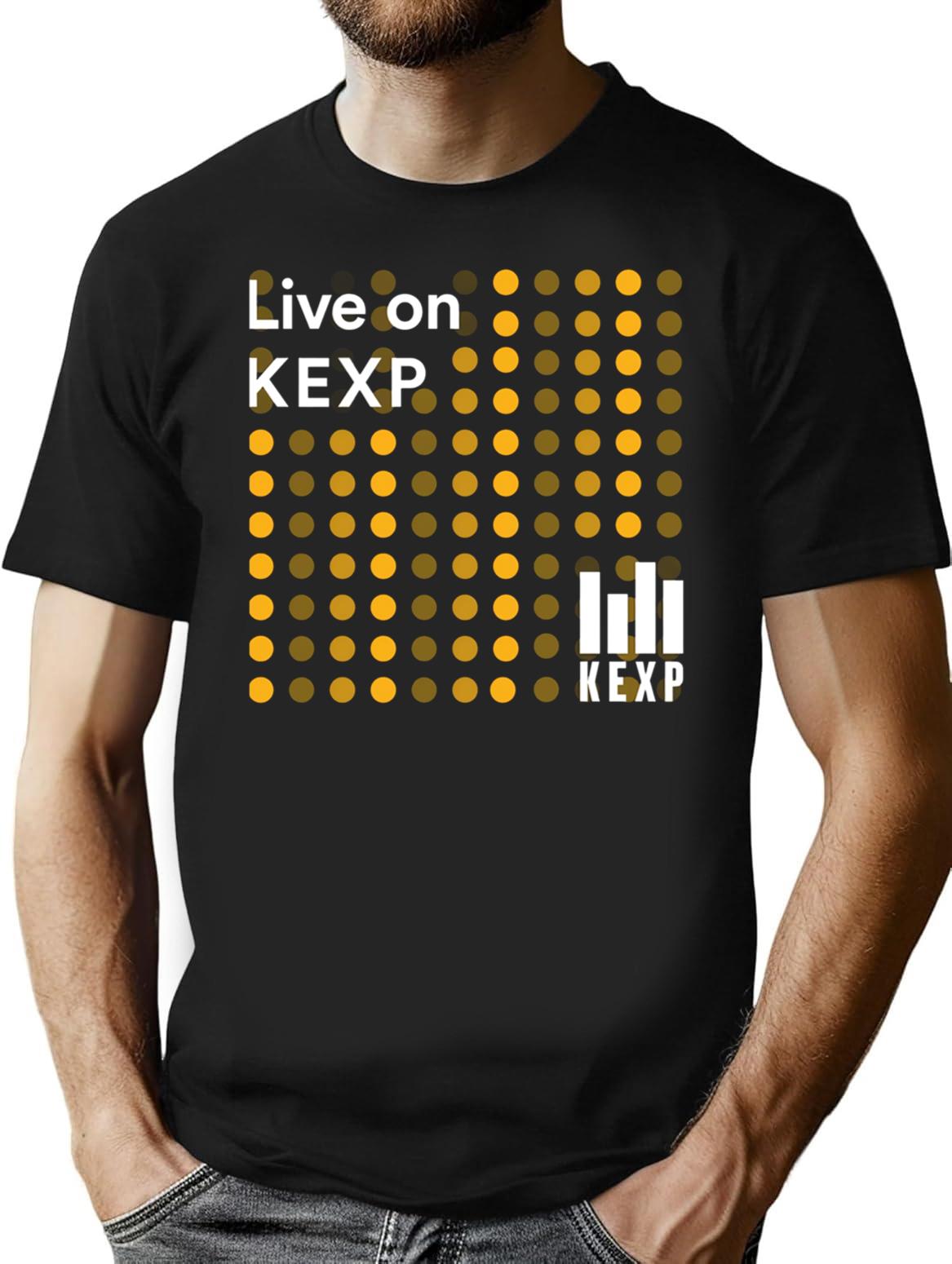 Alluring Kexp 2 Essential Premium Heavyweight Cotton T-Shirt - Black