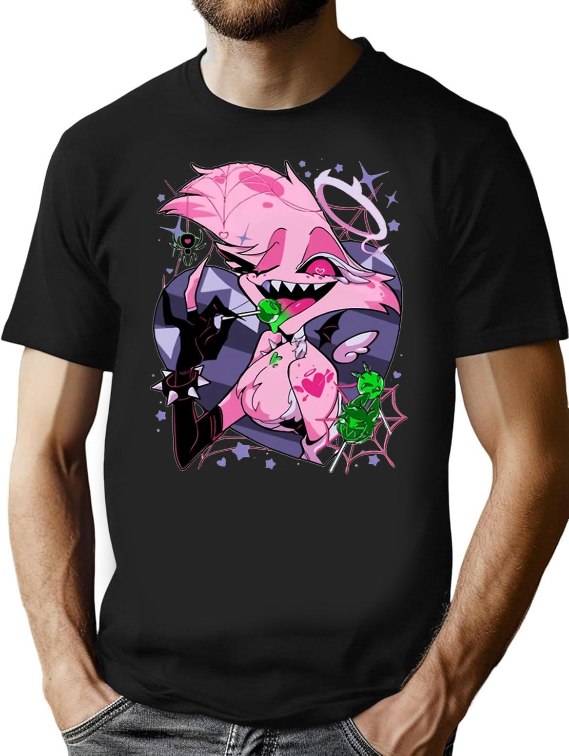 Angel Dusts Tricks and Treats Essential Premium Heavyweight Cotton T-Shirt - Black