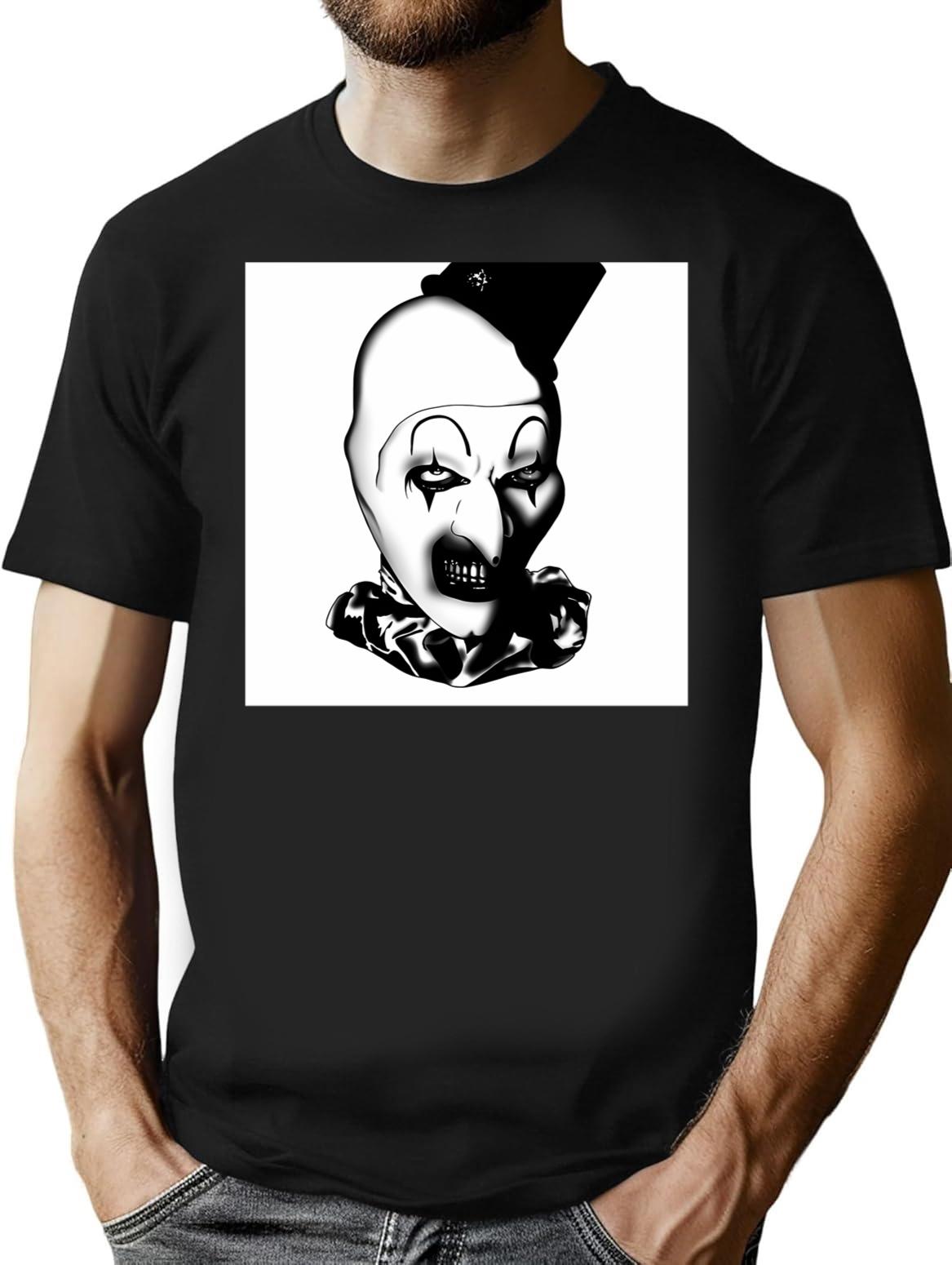 Art The Clown (19) T-Shirt for Men & Women, T-Shirts Graphic Tee - Black
