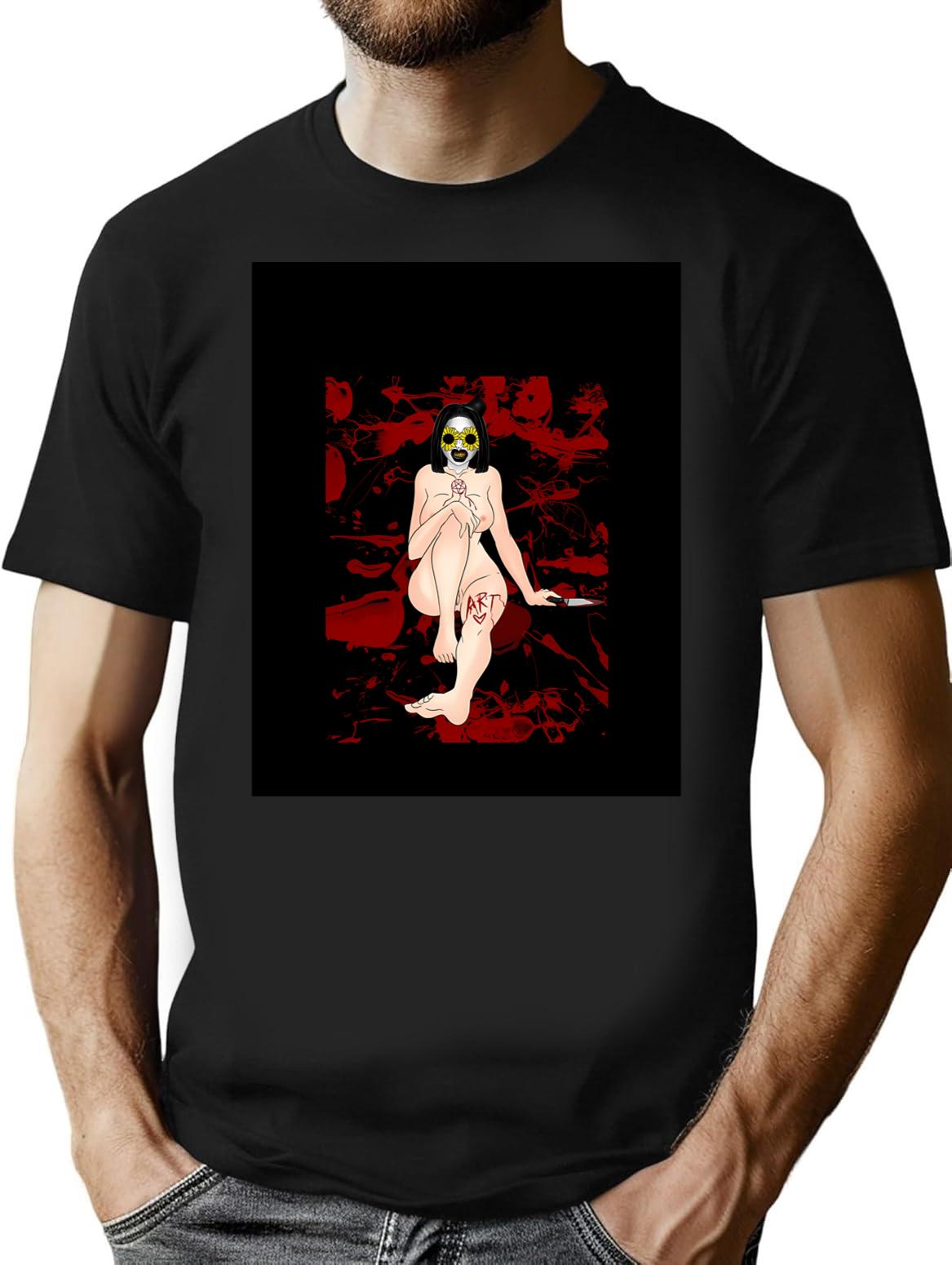 Arts Biggest Fan T-Shirt for Men & Women, T-Shirts Graphic Tee - Black
