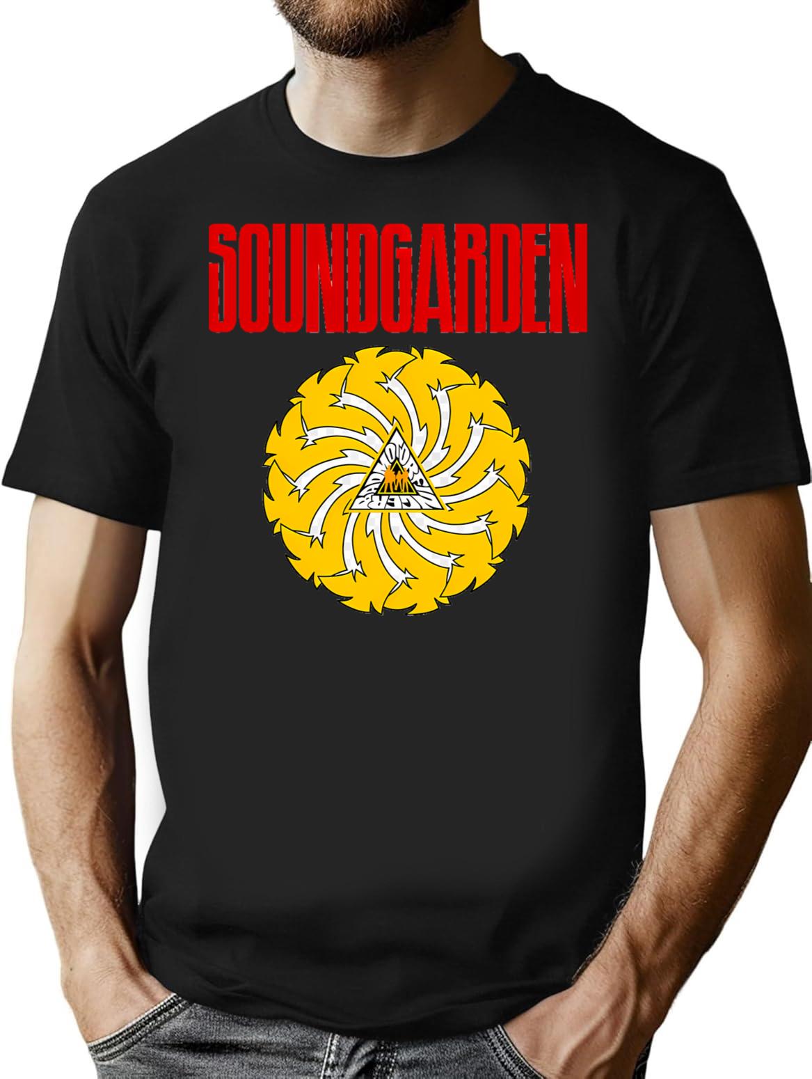 Badmotorfinger T-Shirt for Men & Women, T-Shirts Graphic Tee - Black