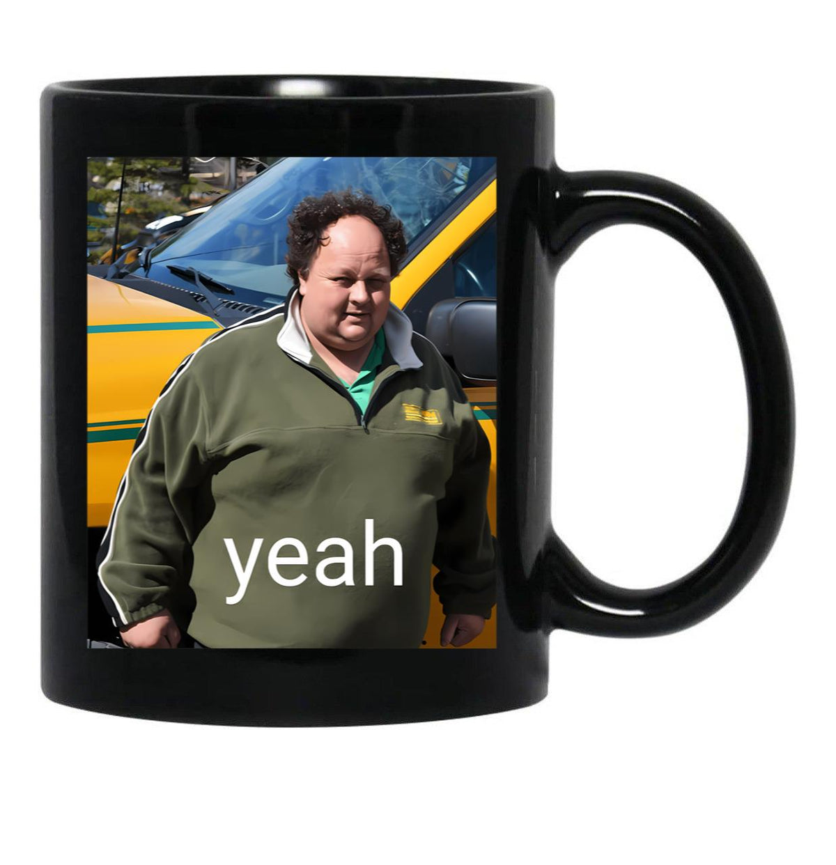 Billy Gerhardt Meme Funny Island Black Coffee Mug, Gift Coffee Mug - Black