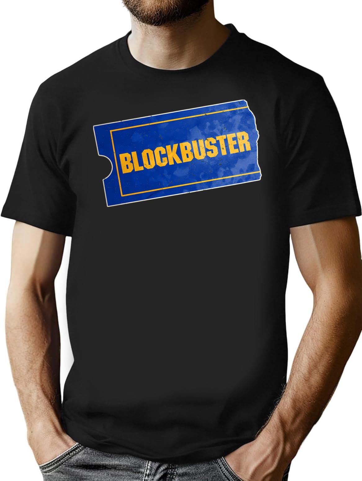 Blockbuster T-Shirt for Men & Women, T-Shirts Graphic Tee - Black