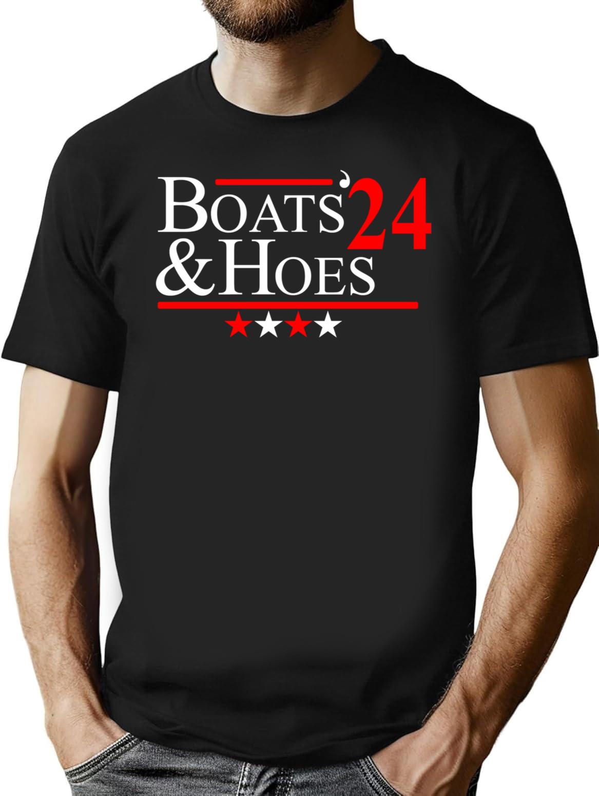 Boats And Hoes 2024 Premium Heavyweight Cotton T-Shirt - Black