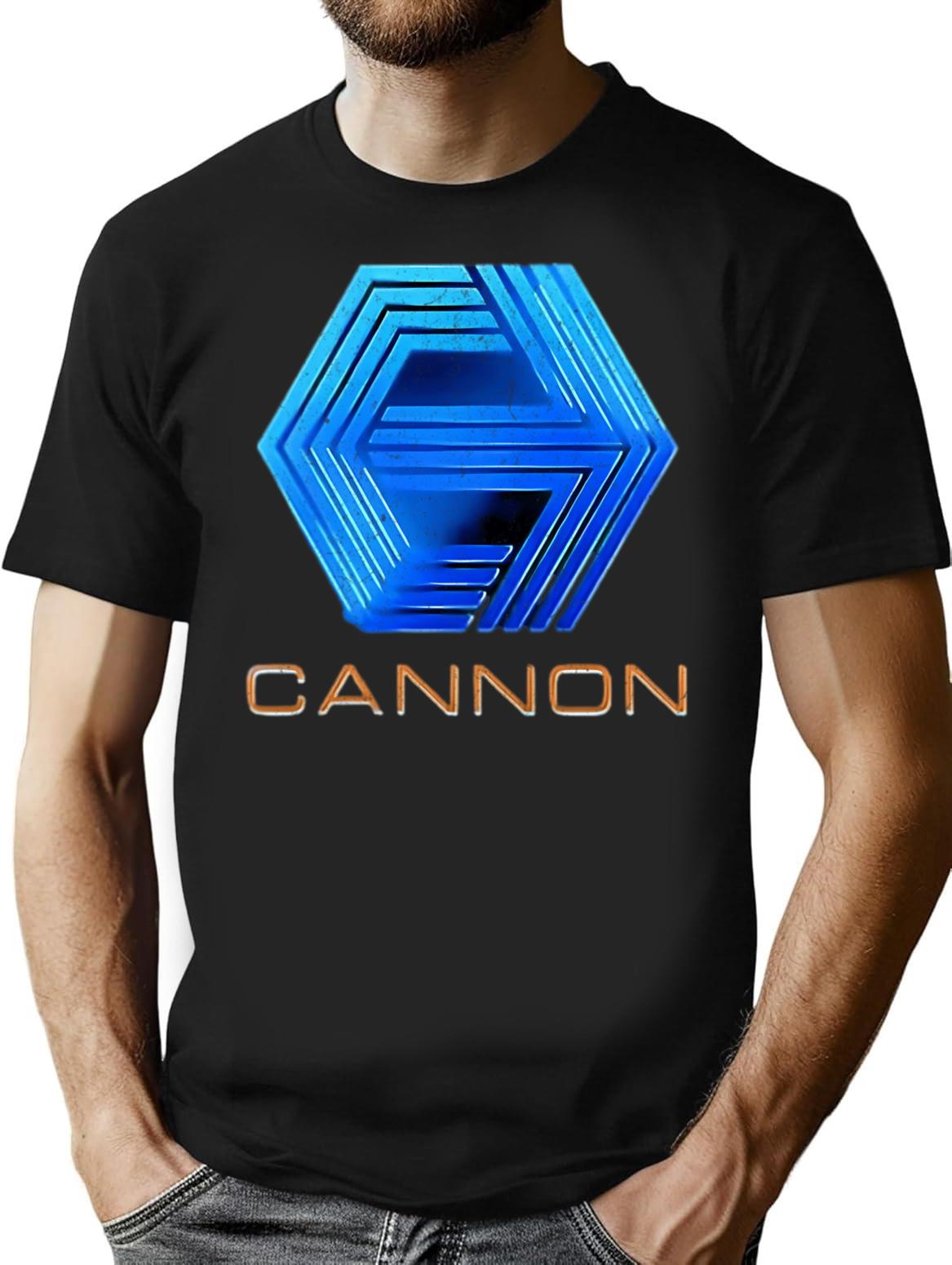 Cannon T-Shirt for Men & Women, T-Shirts Graphic Tee - Black