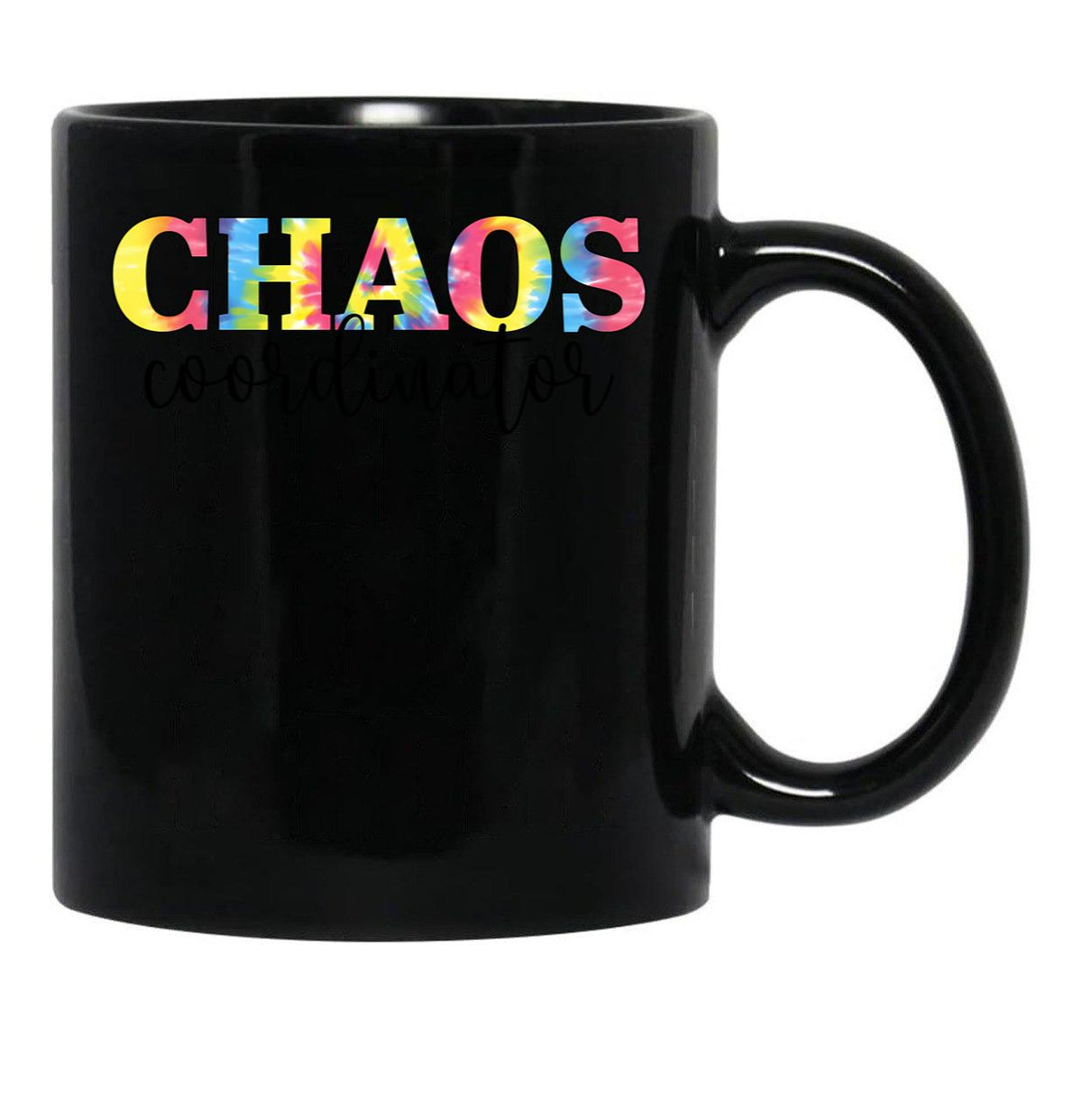 Chaos Coordinator (8) Black Coffee Mug, Gift Coffee Mug - Black