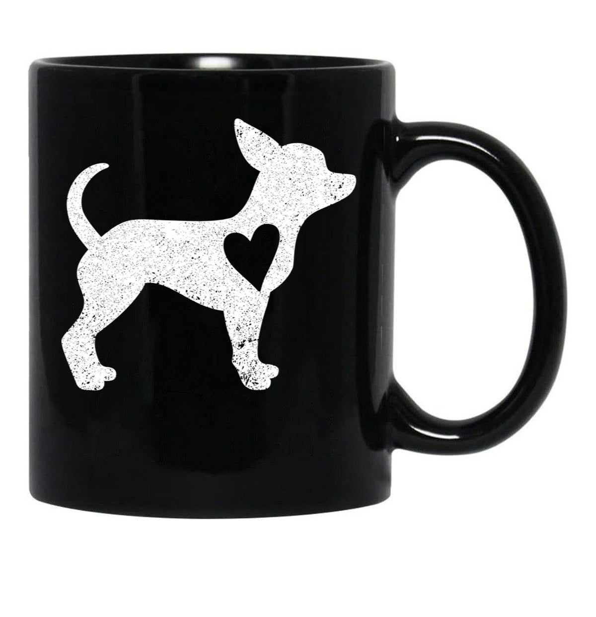 Chihuahua Dog Lover Black Coffee Mug, Gift Coffee Mug - Black