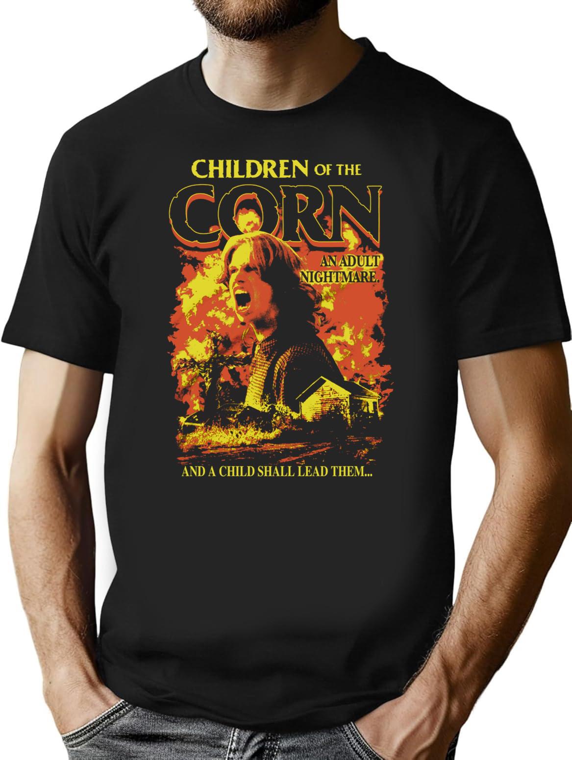 Children of The Corn an Adult Nightmare Premium Heavyweight Cotton T-Shirt - Black
