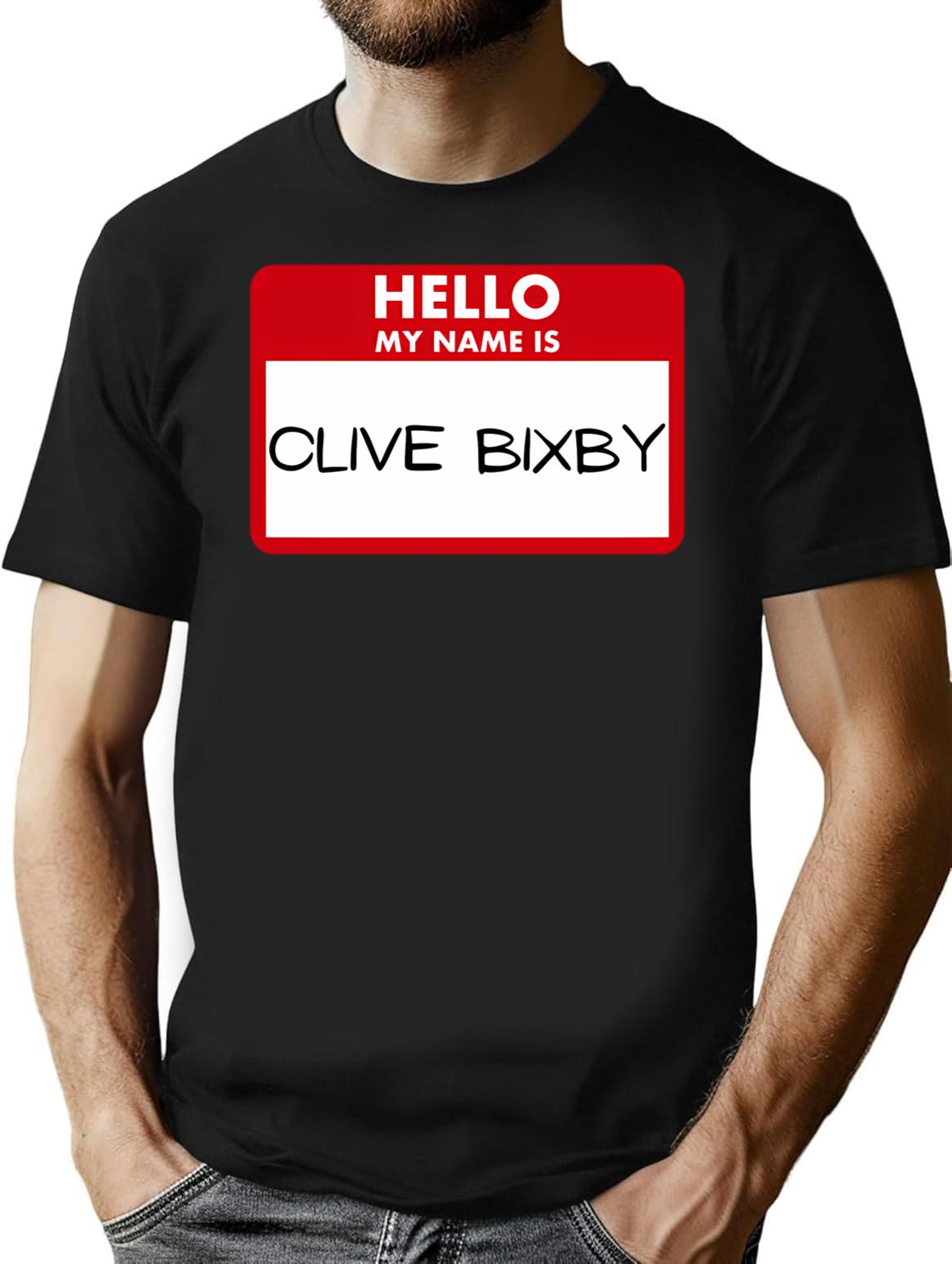 Clive Bixby Premium Heavyweight Cotton T-Shirt - Black