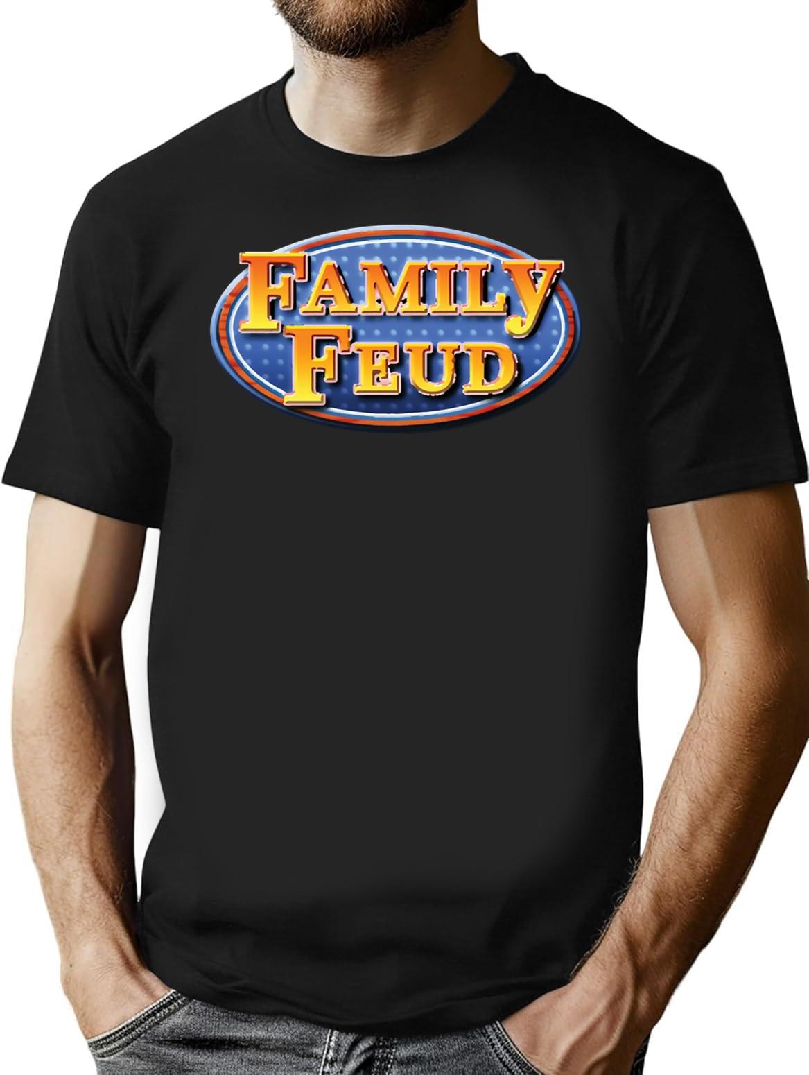 Cool Family Feud Game Show Retro 90S Family Feud Cool Graphic Amazing Idea Premium Heavyweight Cotton T-Shirt - Black