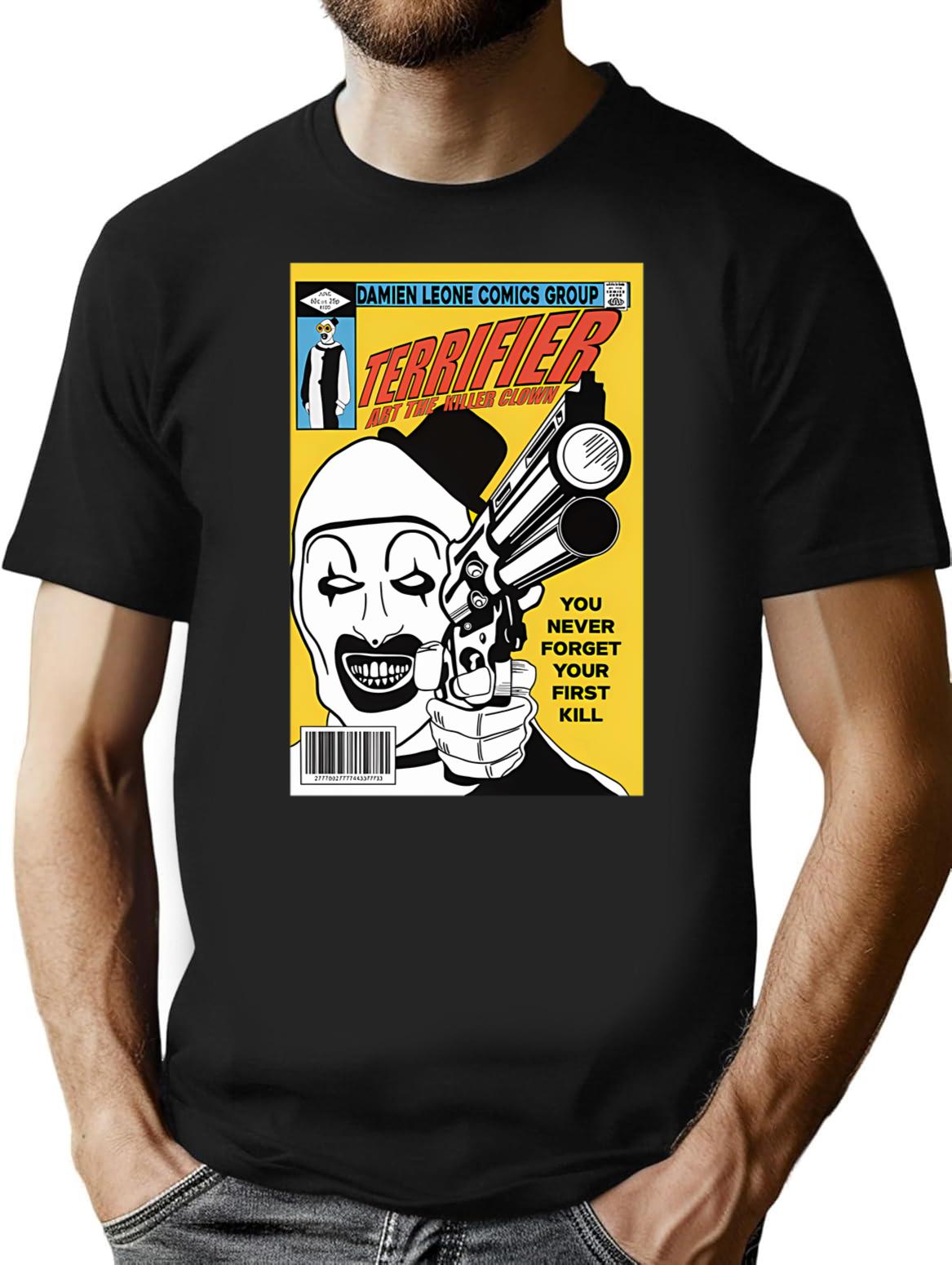 Daredevil Terrifier T-Shirt for Men & Women, T-Shirts Graphic Tee - Black