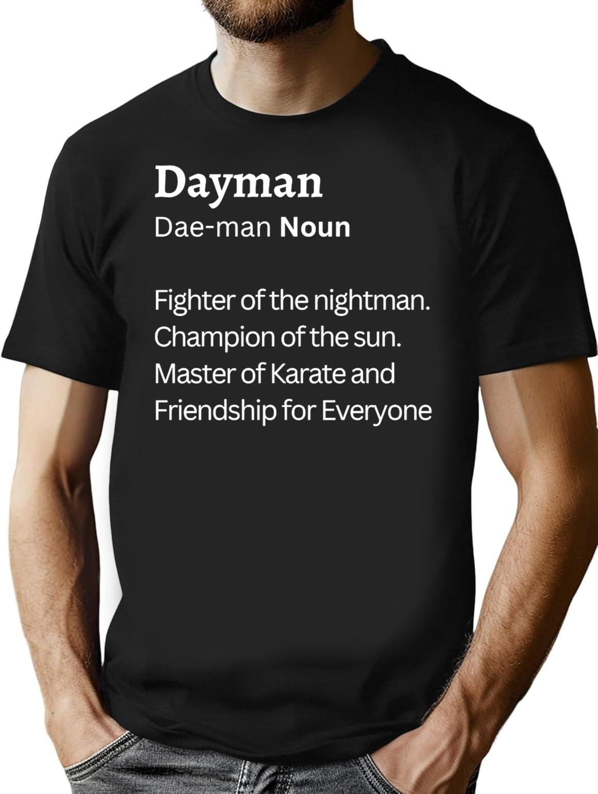 Dayman Premium Heavyweight Cotton T-Shirt - Black
