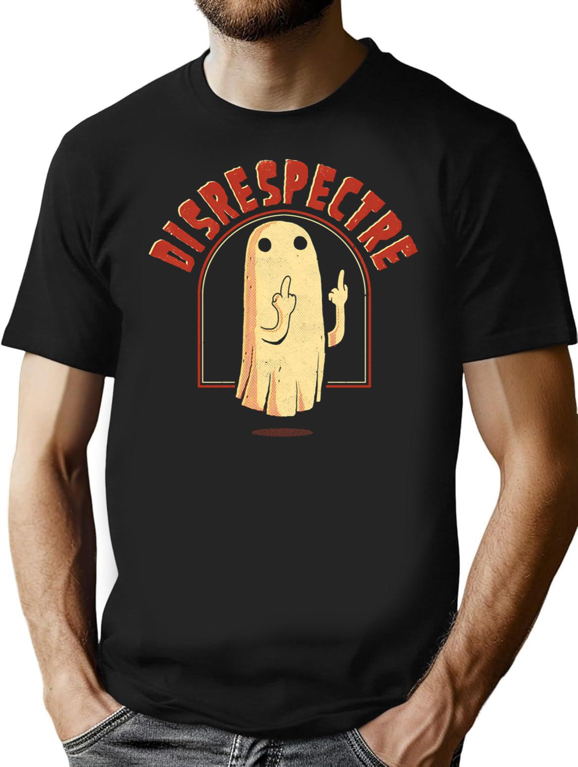 Disrespectre T-Shirt for Men & Women, T-Shirts Graphic Tee - Black