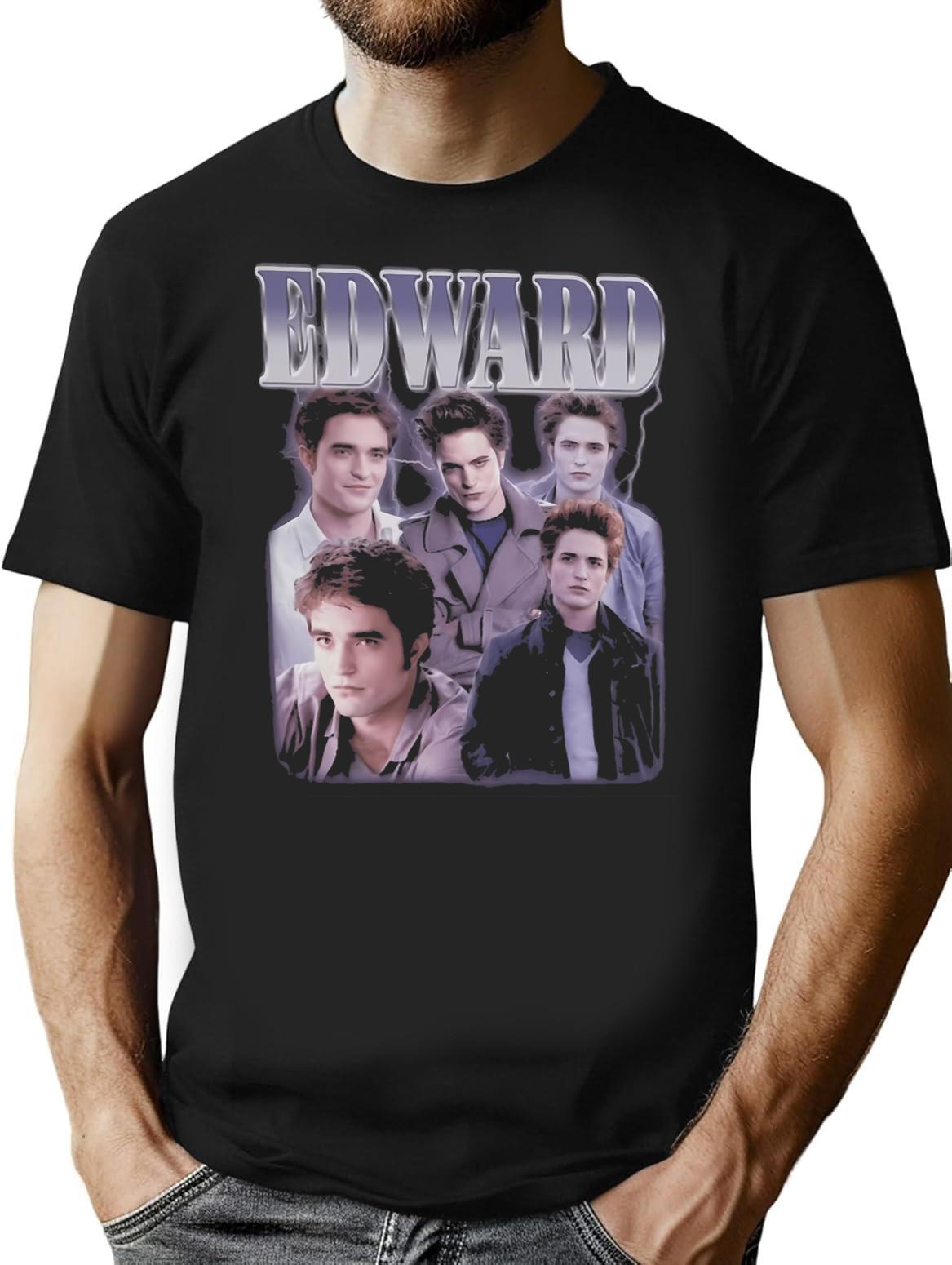 Ed.Wa.Rd C.Ul.Le.N Vintage 90S Classic Graphic Shirt R.Ob.E.Rt P.At.Ti.Ns.On Retro Rap Shirt T-Shirt for Men & Women, T-Shirts Graphic Tee - Black