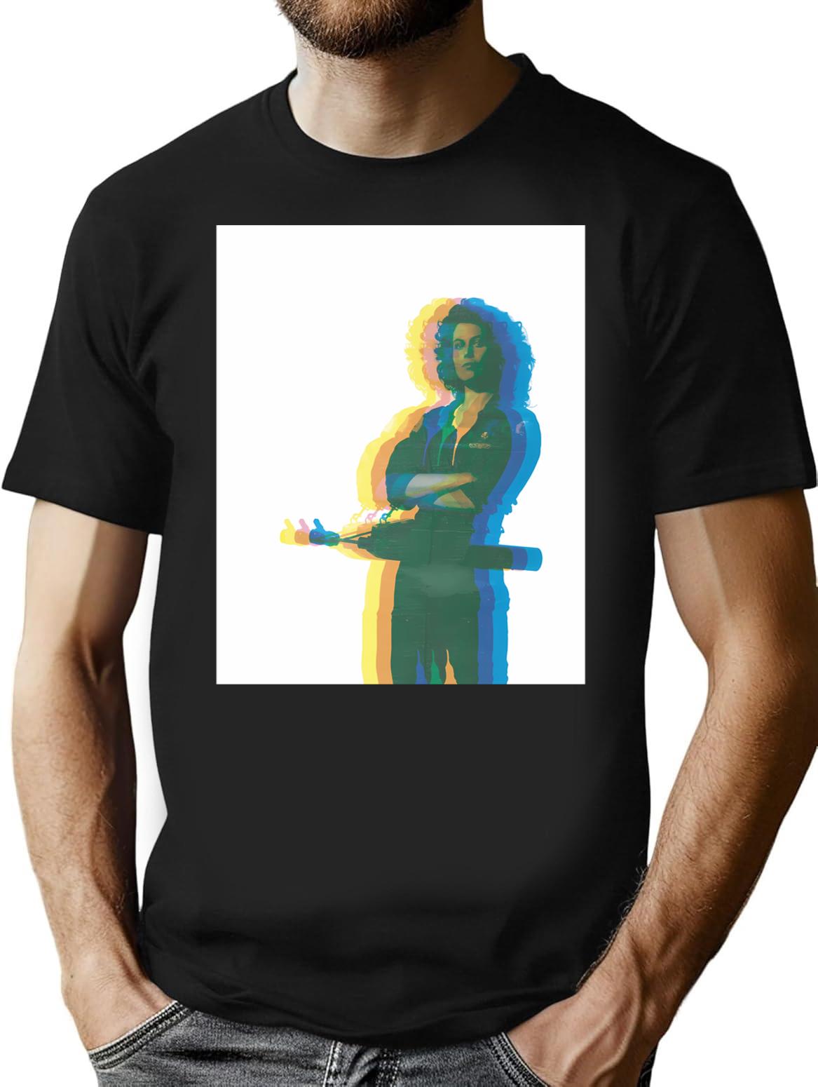 Ellen Ripley Bringing The 70'S Back 2.0 T-Shirt for Men & Women, T-Shirts Graphic Tee - Black