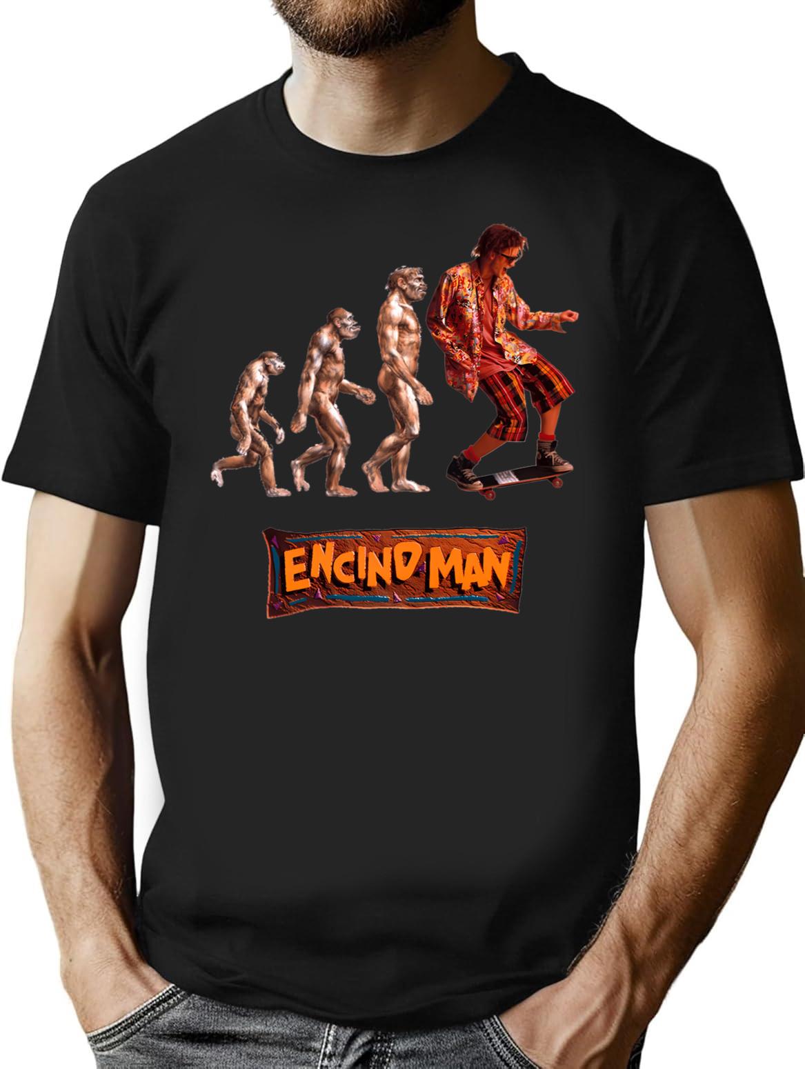 Encino Man Premium Heavyweight Cotton T-Shirt - Black