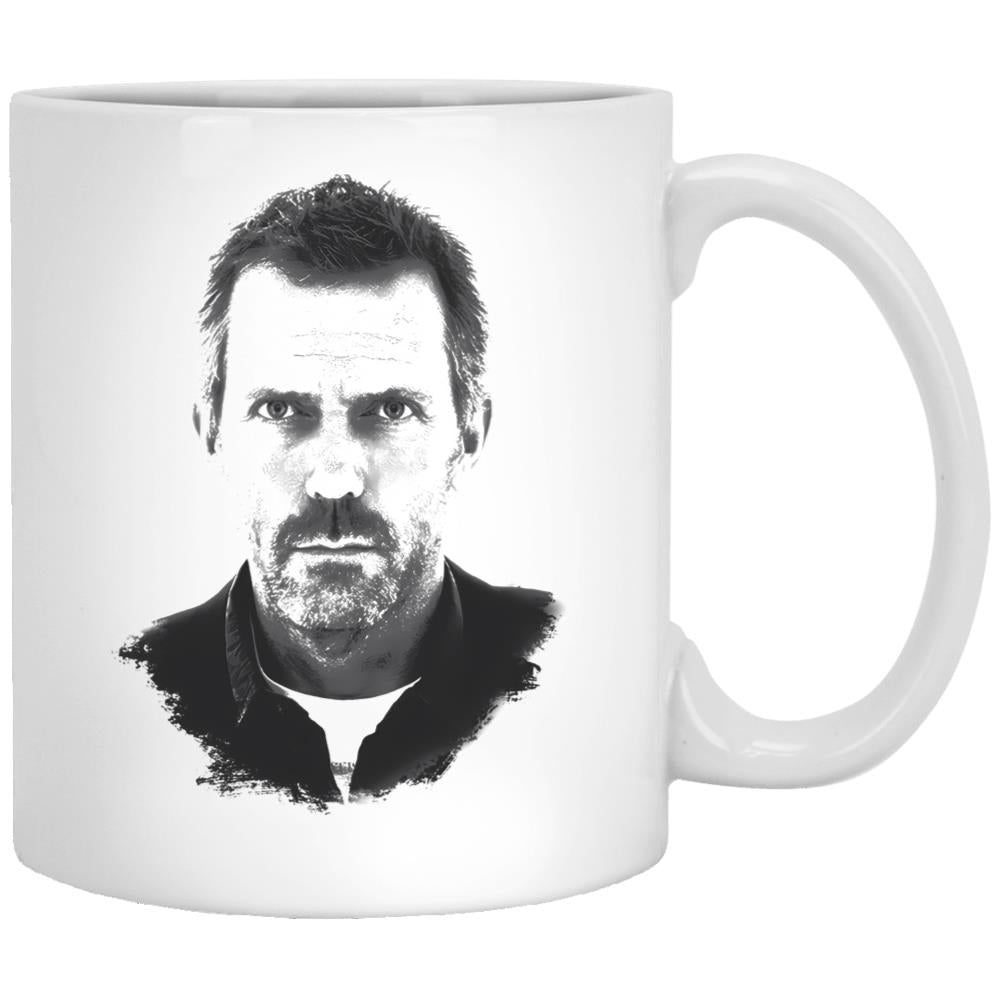 Everybody Lies House M.D. White Coffee Mug, Gift Coffee Mug - Black