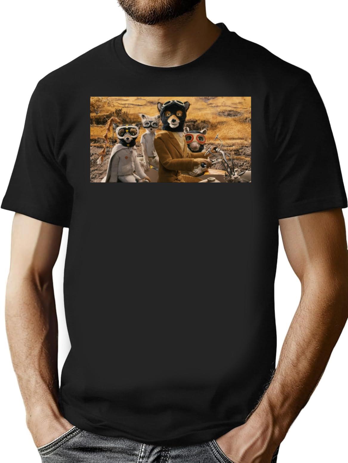 Fantastic Mr Fox Premium Heavyweight Cotton T-Shirt - Black