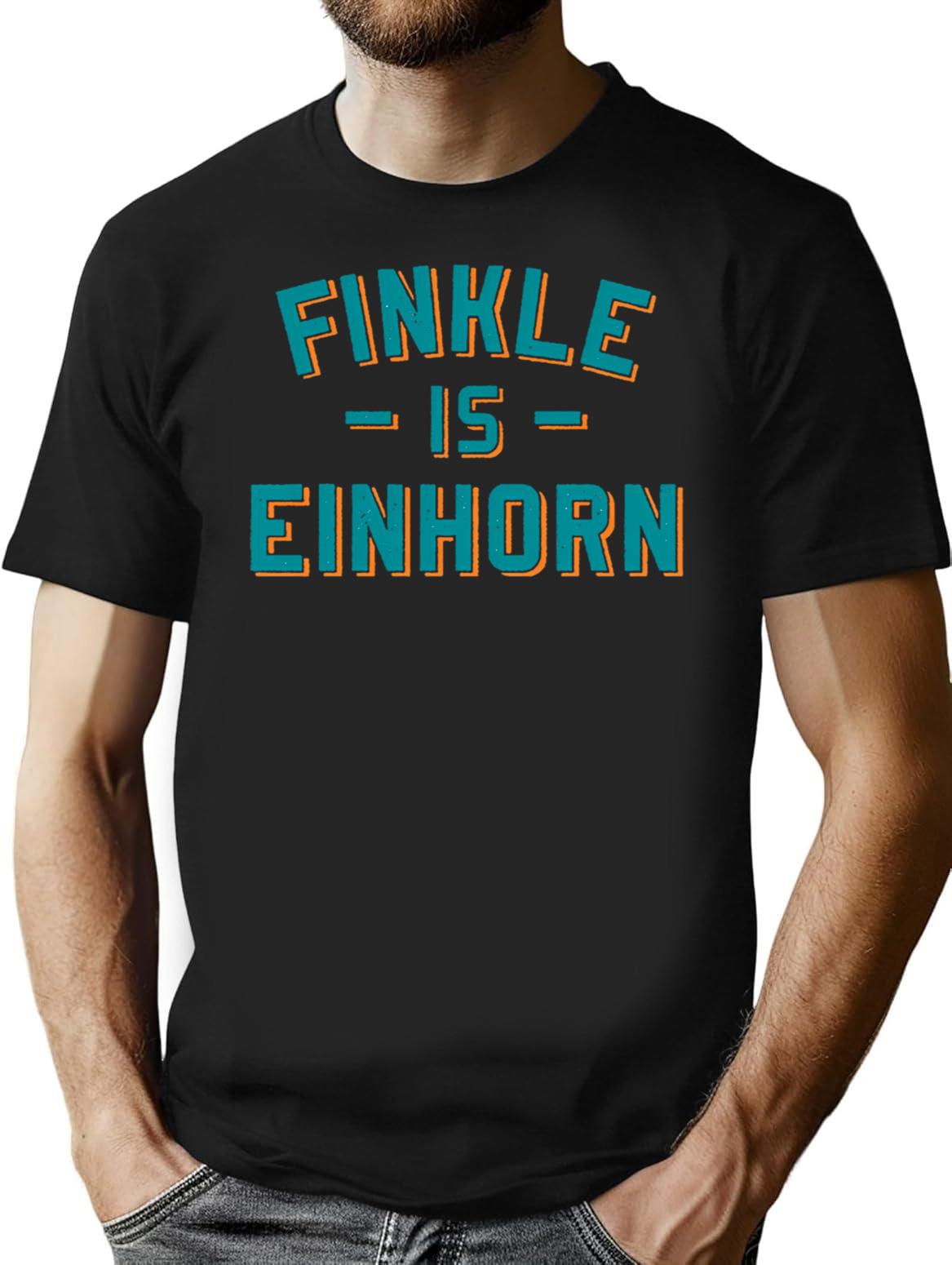 Finkle Is Einhorn Premium Heavyweight Cotton T-Shirt - Black