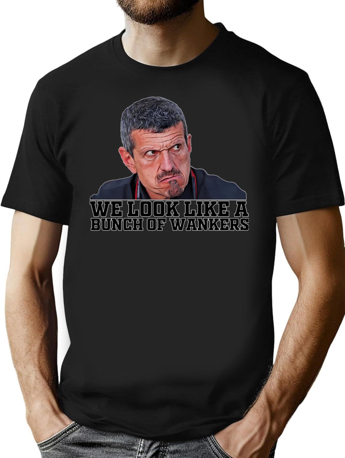 Funny F1 Boss Quote - Guenther Steiner Premium Heavyweight Cotton T-Shirt - Black