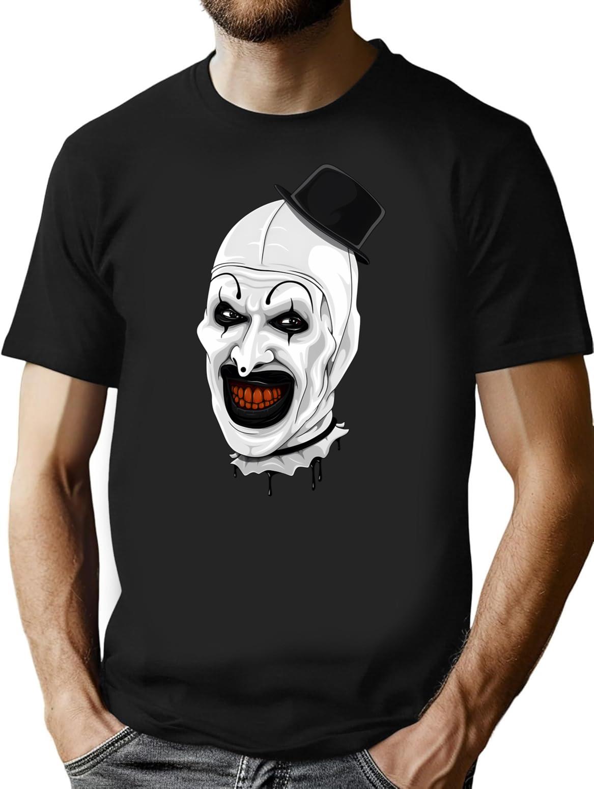 Gift For Men Art The Clown Awesome For Movie Fan T-Shirt for Men & Women, T-Shirts Graphic Tee - Black