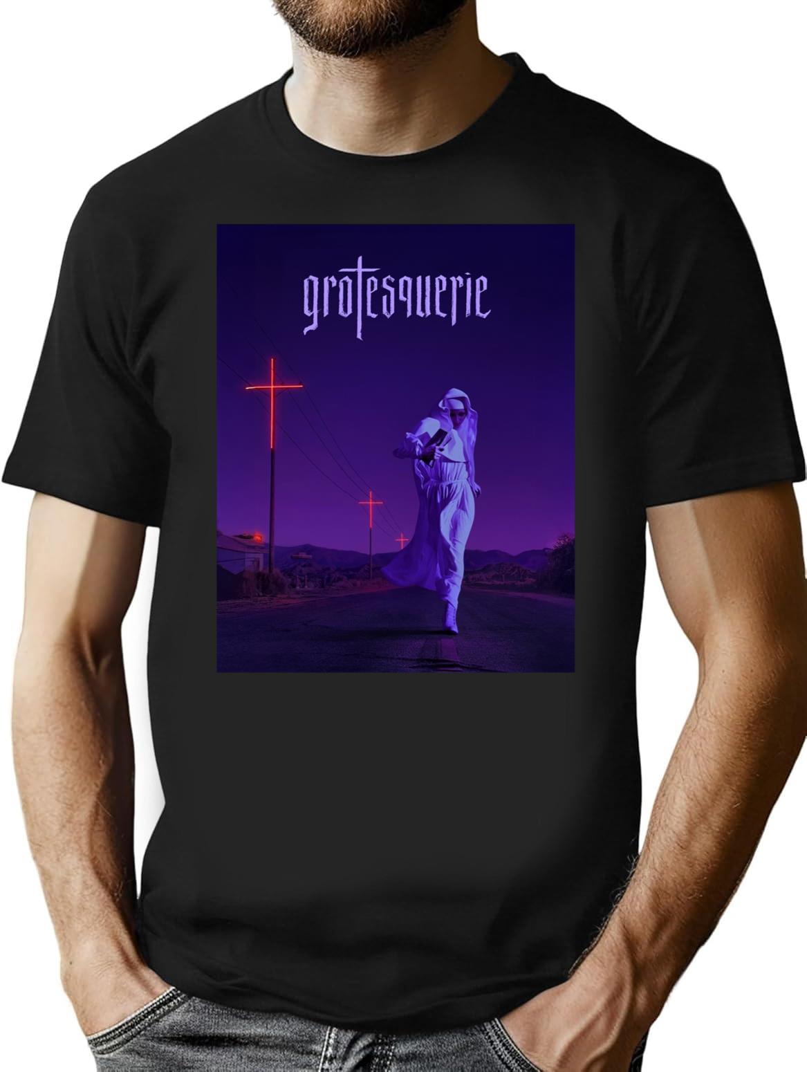 Grotesquerie Premium Heavyweight Cotton T-Shirt - Black