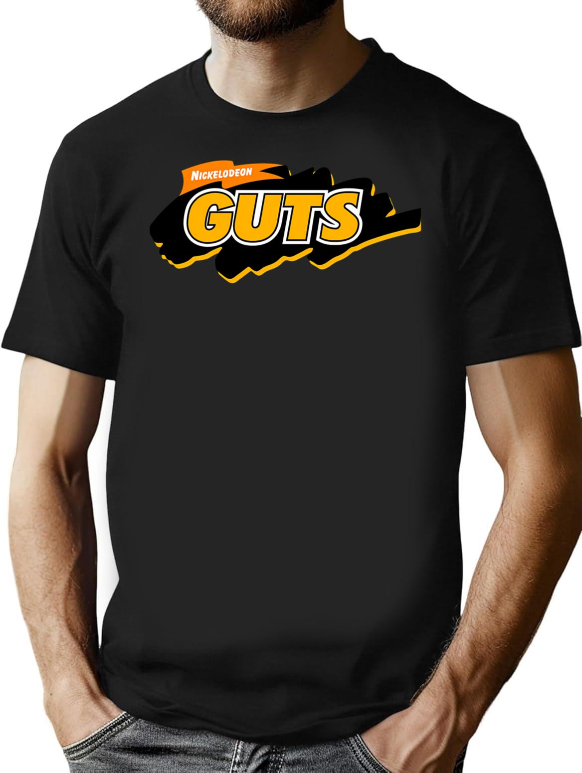 Guts T-Shirt for Men & Women, T-Shirts Graphic Tee - Black