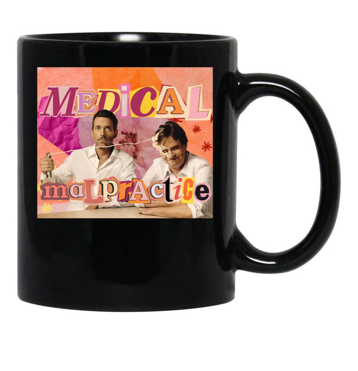 Hilson Medical Malpractice Scrapbook Black Coffee Mug, Gift Coffee Mug - Black