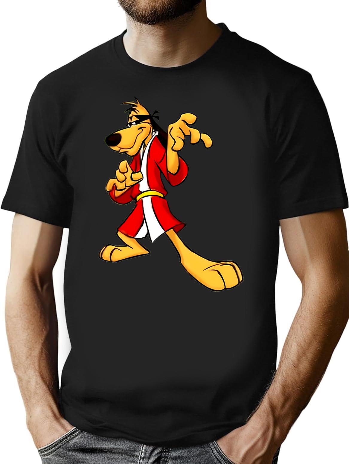 Hongkong Phooey Kungfu T-Shirt for Men & Women, T-Shirts Graphic Tee - Black