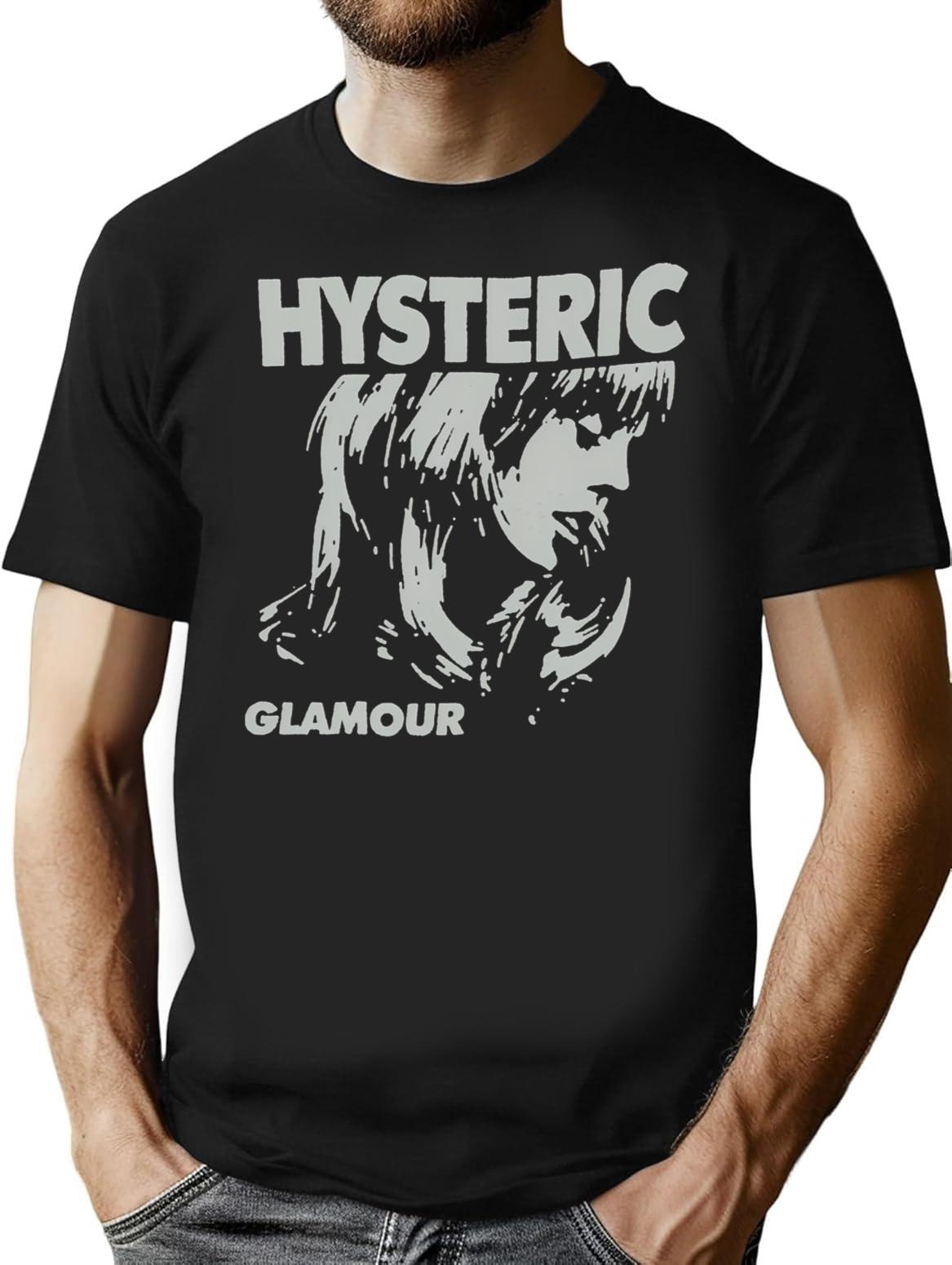 Hysteric Vintage T-Shirt for Men & Women, T-Shirts Graphic Tee - Black