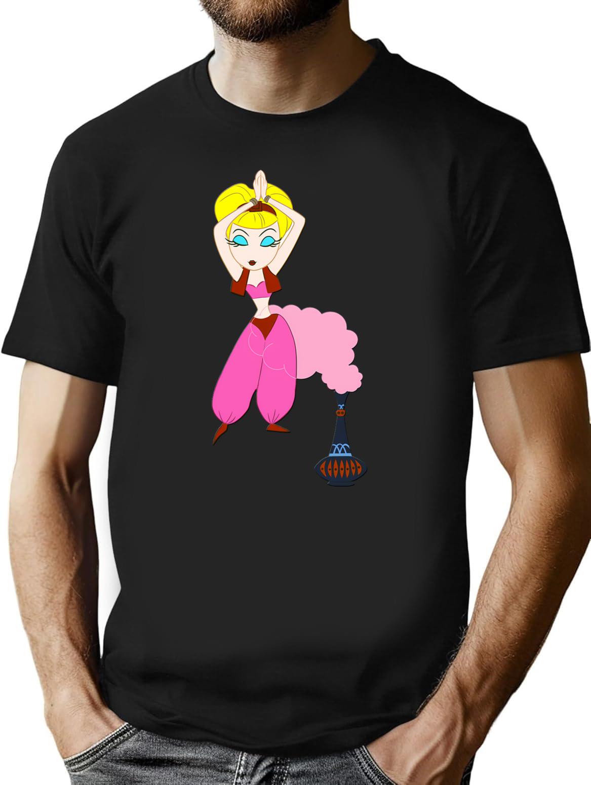 I Dream Of Jeannie Premium Heavyweight Cotton T-Shirt - Black