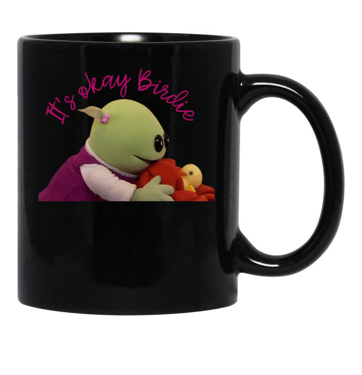 It'S Okay Birdie Nanalan Wonderful Girl (1) Black Coffee Mug, Gift Coffee Mug - Black