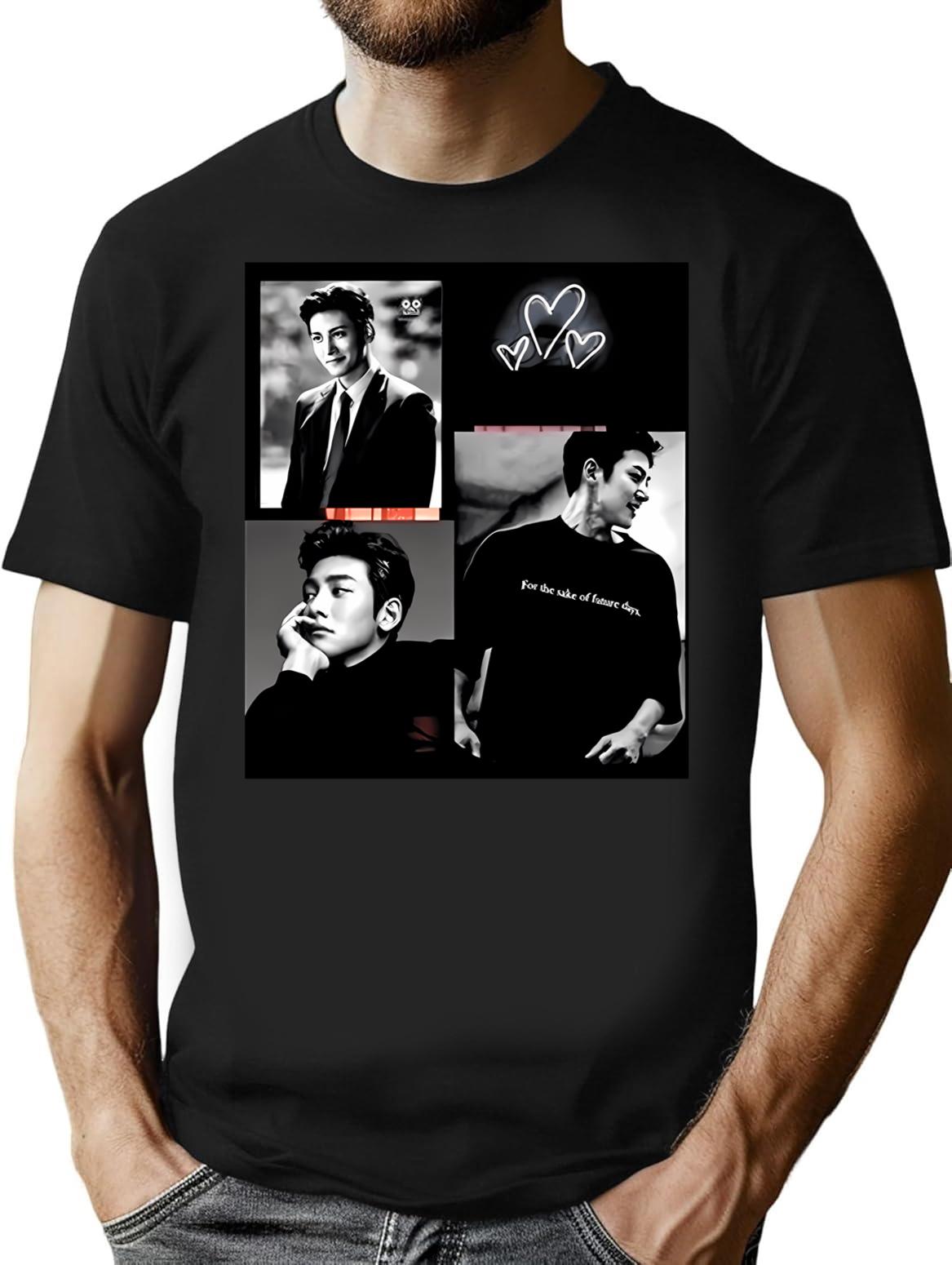 Ji Chang Wook T-Shirt for Men & Women, T-Shirts Graphic Tee - Black