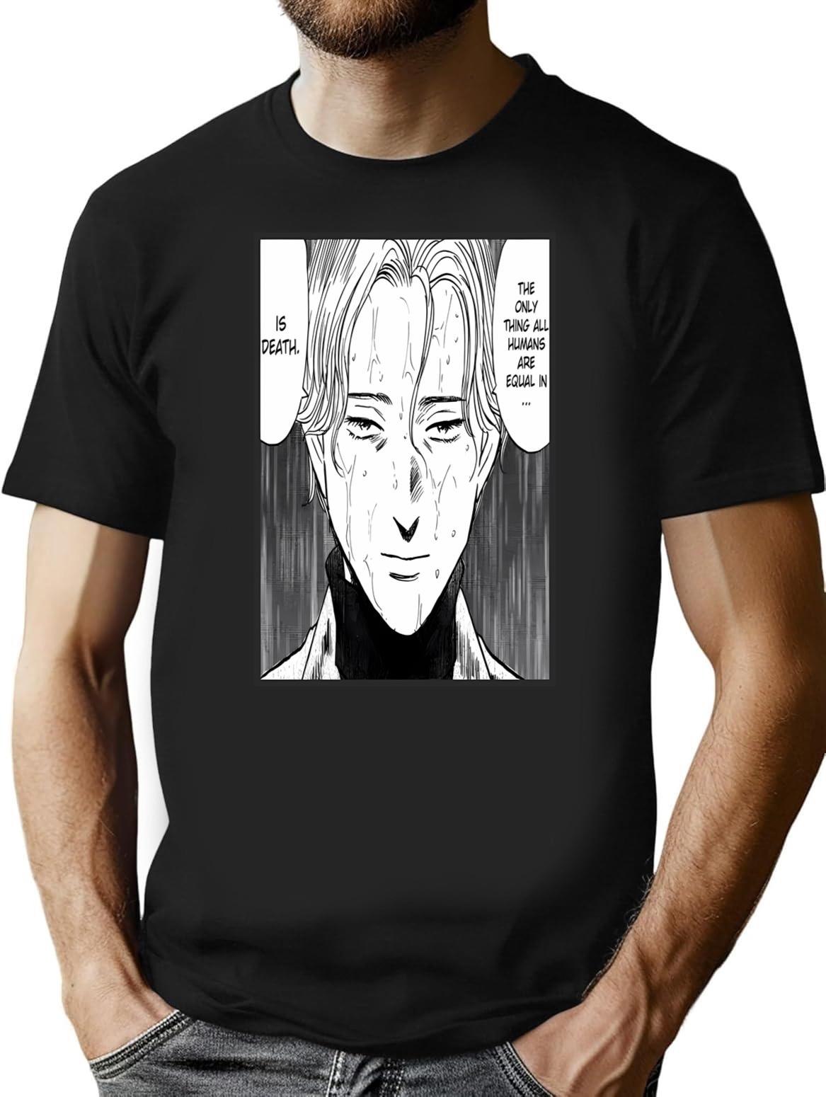 Johan Liebert - Monster Manga Premium Heavyweight Cotton T-Shirt - Black