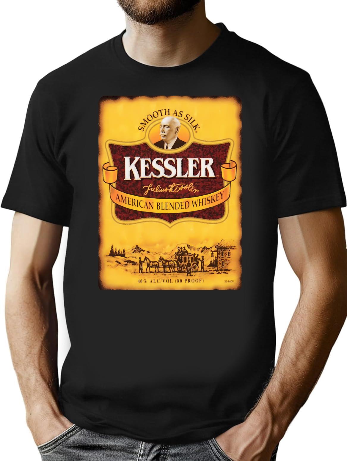 Kessler Vintage Classic T-Shirt.Png T-Shirt for Men & Women, T-Shirts Graphic Tee - Black