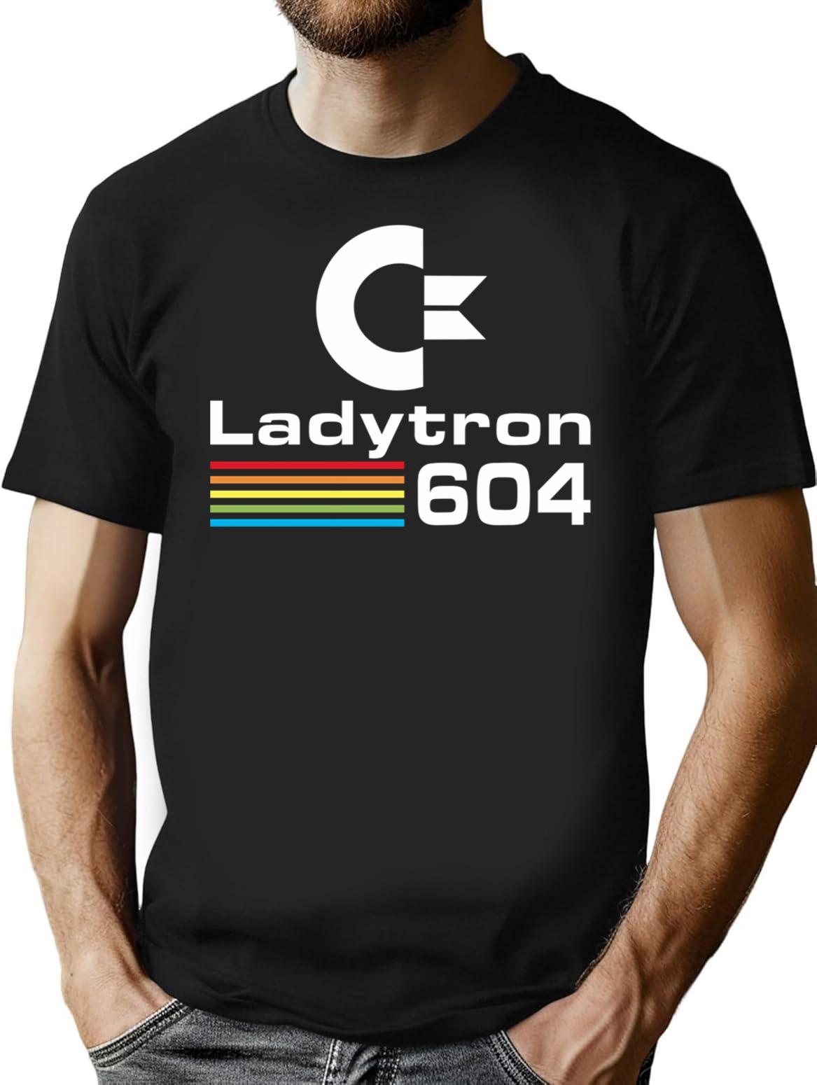 Ladytron 604 Vintage T-Shirt for Men & Women, T-Shirts Graphic Tee - Black