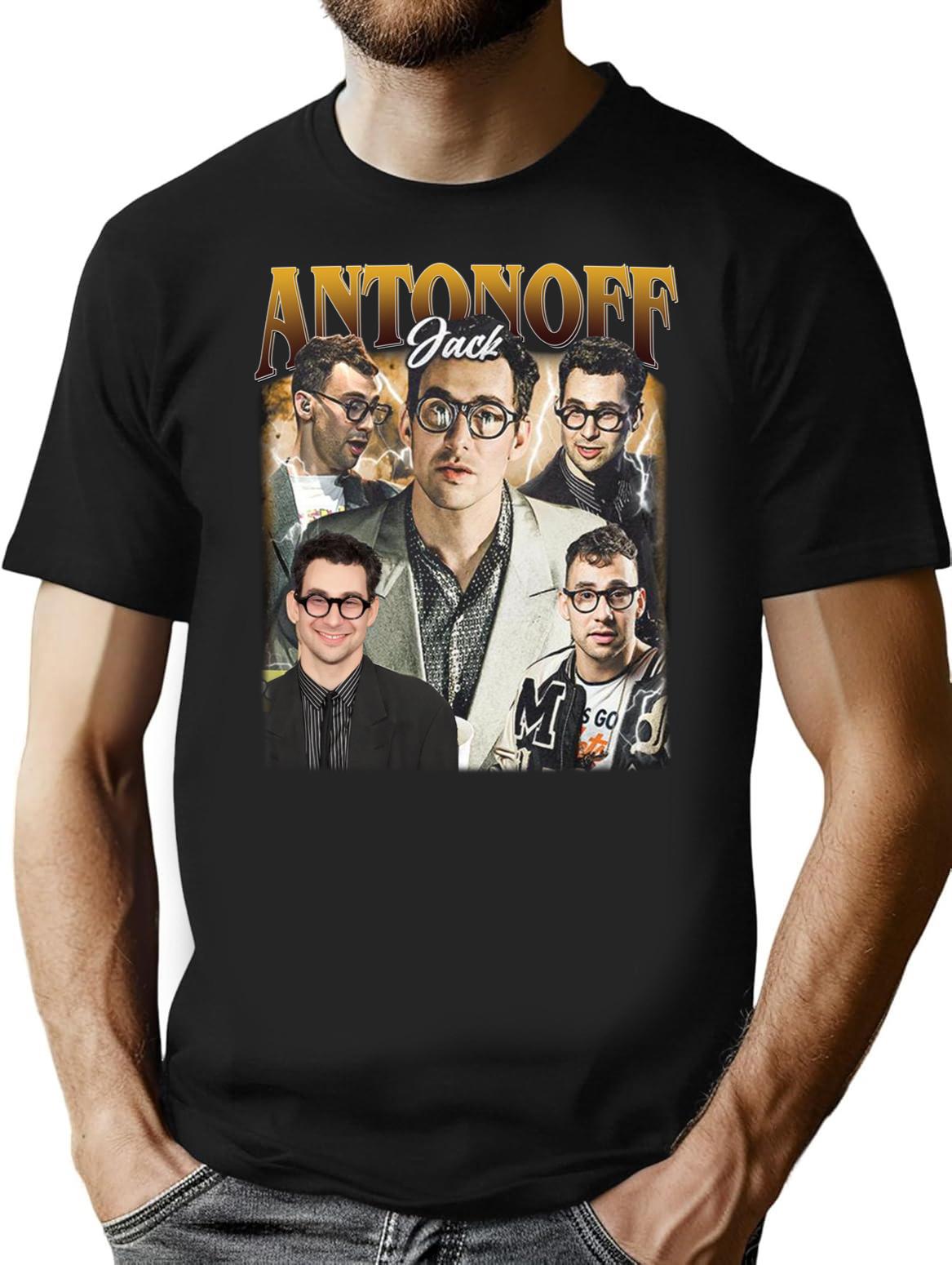 Limited Jack Antonoff Vintage Shirt Gift for Woman and Man Premium Heavyweight Cotton T-Shirt - Black