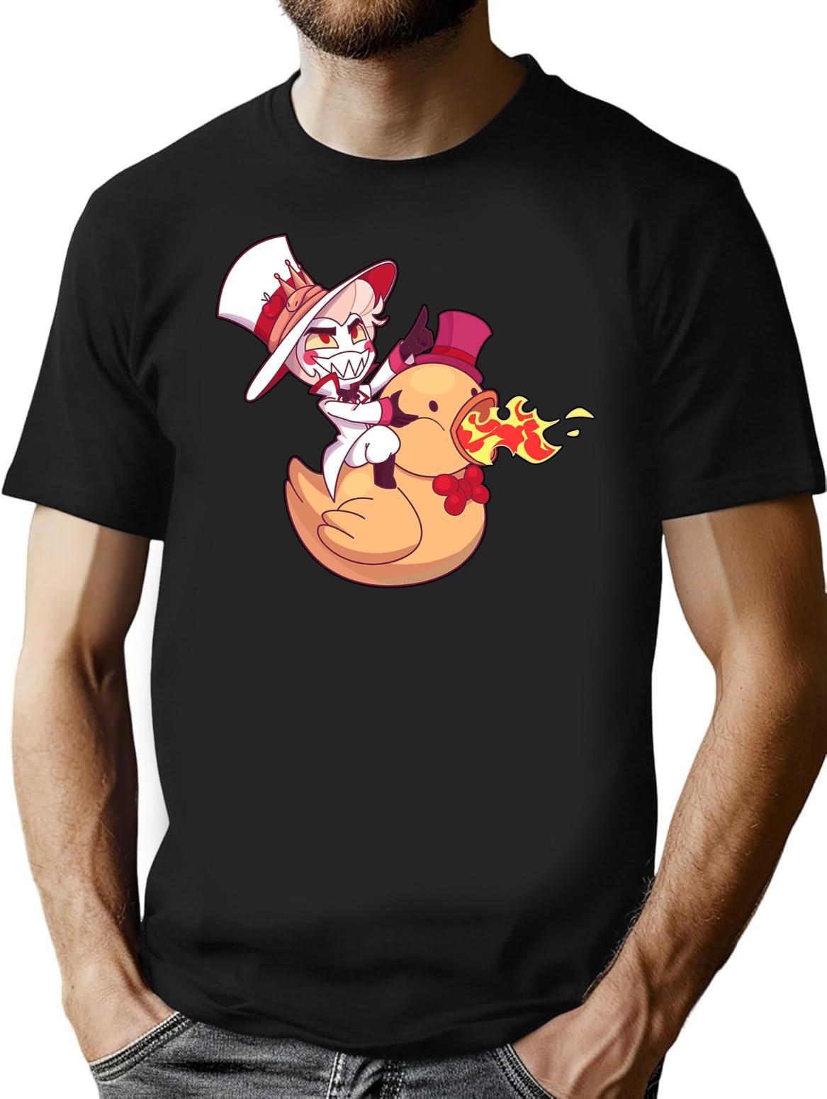 Lucifer from hazbin Hotel Classic Premium Heavyweight Cotton T-Shirt - Black