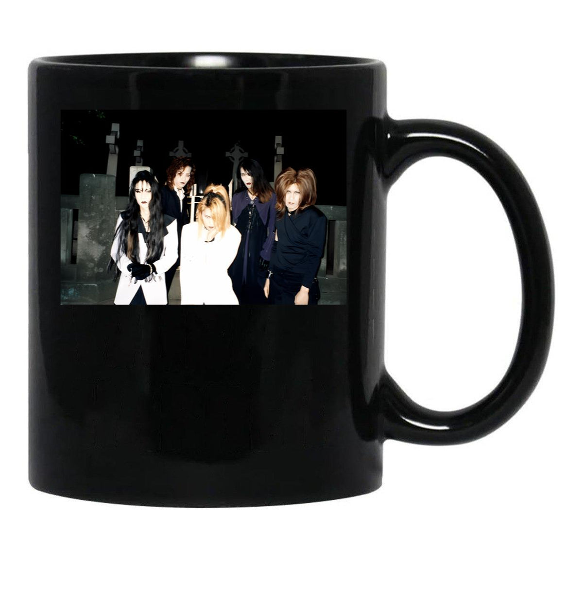 Malice Mizer Memoire Tetsu Era (2) Black Coffee Mug, Gift Coffee Mug - Black
